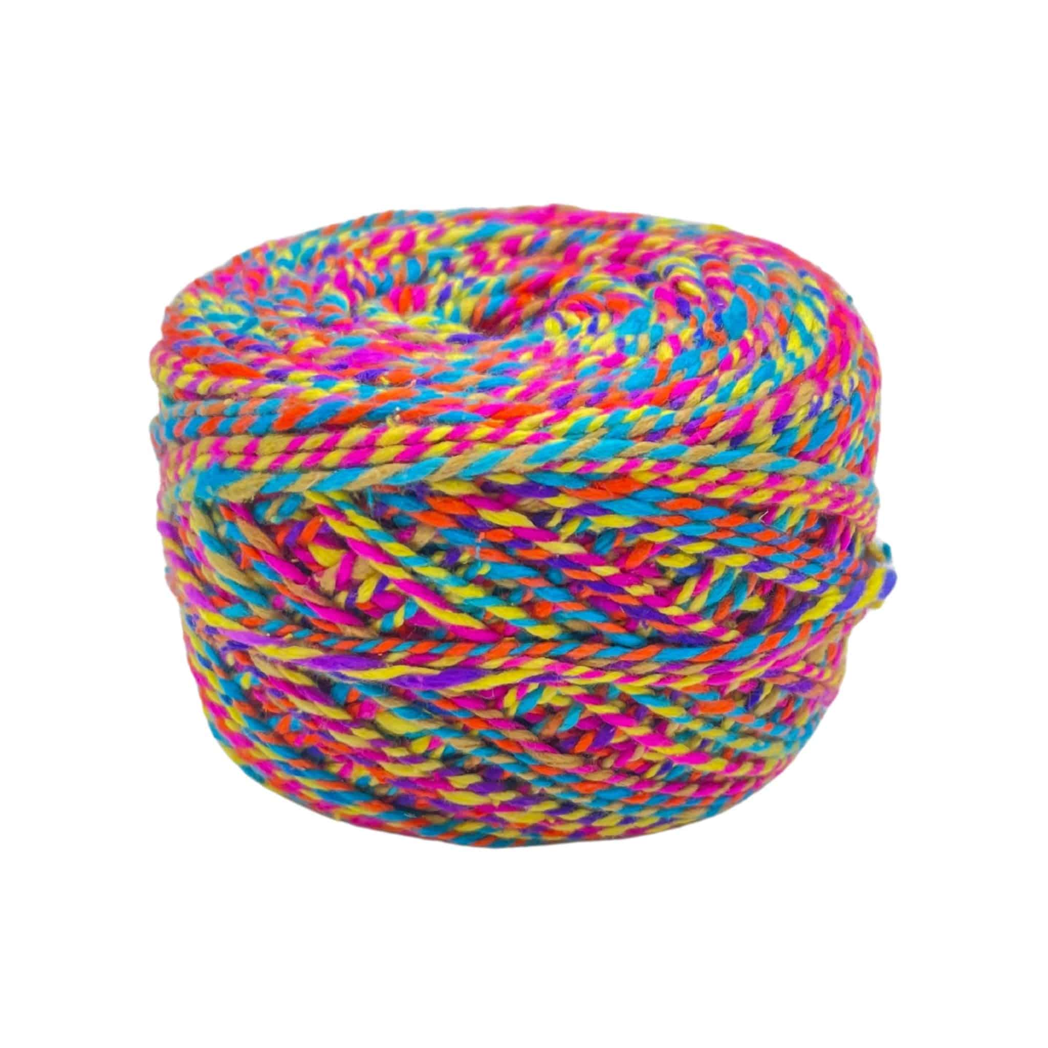 Darn Good Yarn Darn Good Yarn Modern Open Poncho Crochet Kit — Darn Good Yarn branding close-up