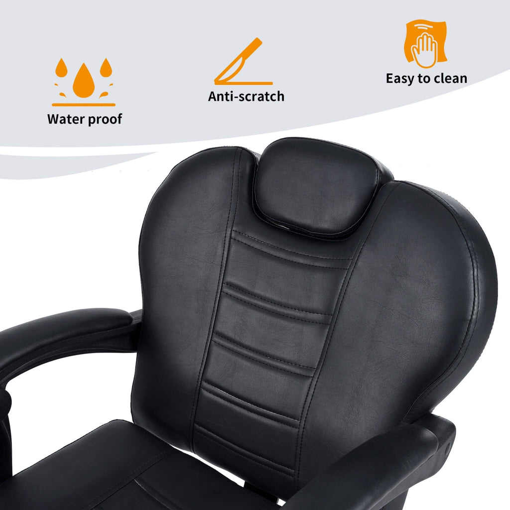Modern Reclining Barber Chair With Adjustable Headrest And Hydraulic Pump (SAK62751) – SAKSBY WHOLESALE, view 9