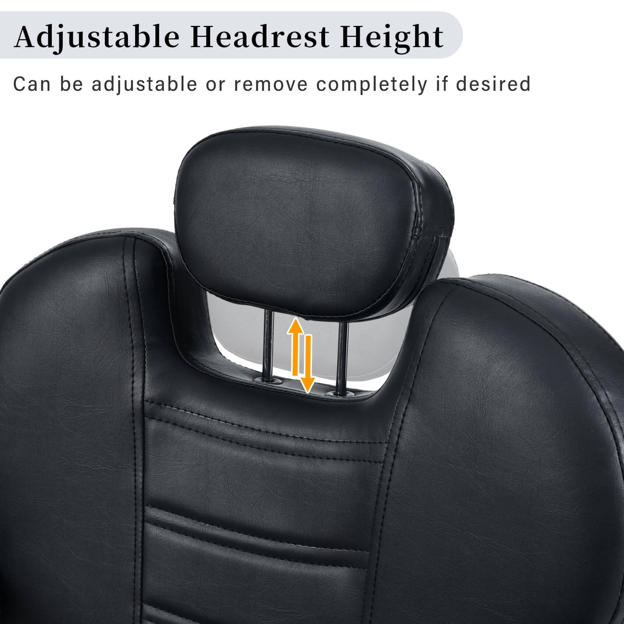 Modern Reclining Barber Chair With Adjustable Headrest And Hydraulic Pump (SAK62751) – SAKSBY WHOLESALE, view 8