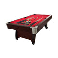 8FT Modern Red Felt Billiard Pool Table With Automatic Ball Return And Accessories Kit (SAK76139) – SAKSBY WHOLESALE