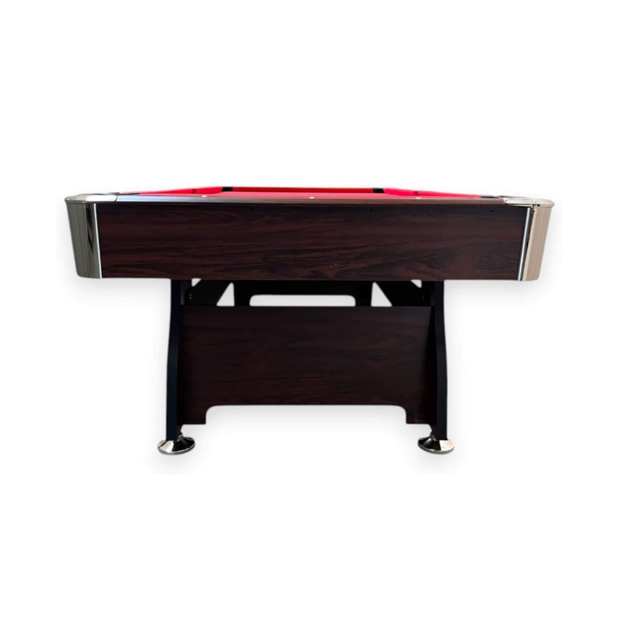 8FT Modern Red Felt Billiard Pool Table With Automatic Ball Return And Accessories Kit (SAK76139) – SAKSBY WHOLESALE, view 6
