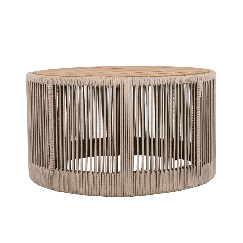Alora Modern Rustic Coffee Table & Side Table With Woven Rope Design (SAK56739) – SAKSBY WHOLESALE, view 13