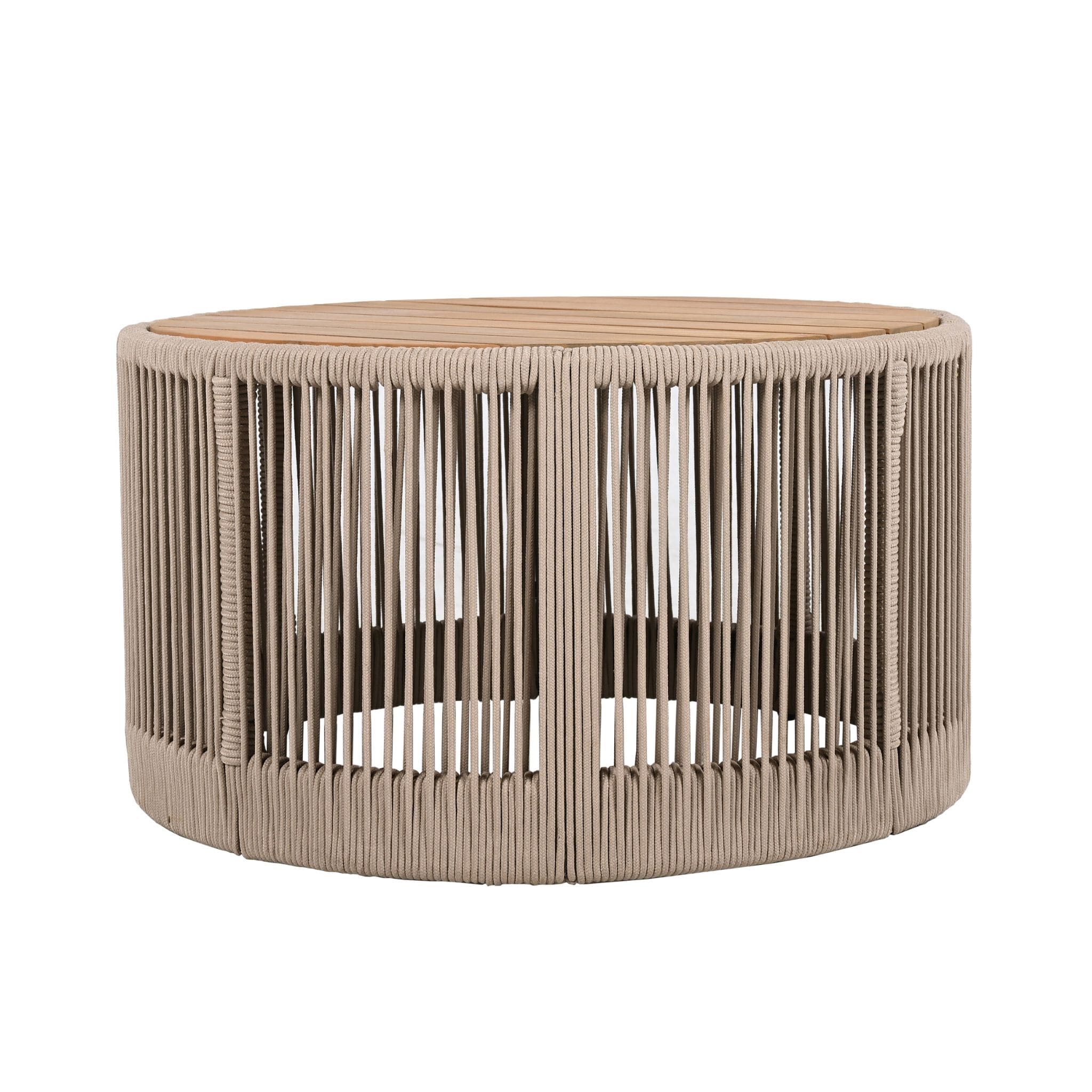 Alora Modern Rustic Coffee Table & Side Table With Woven Rope Design (SAK56739) – SAKSBY WHOLESALE, view 13