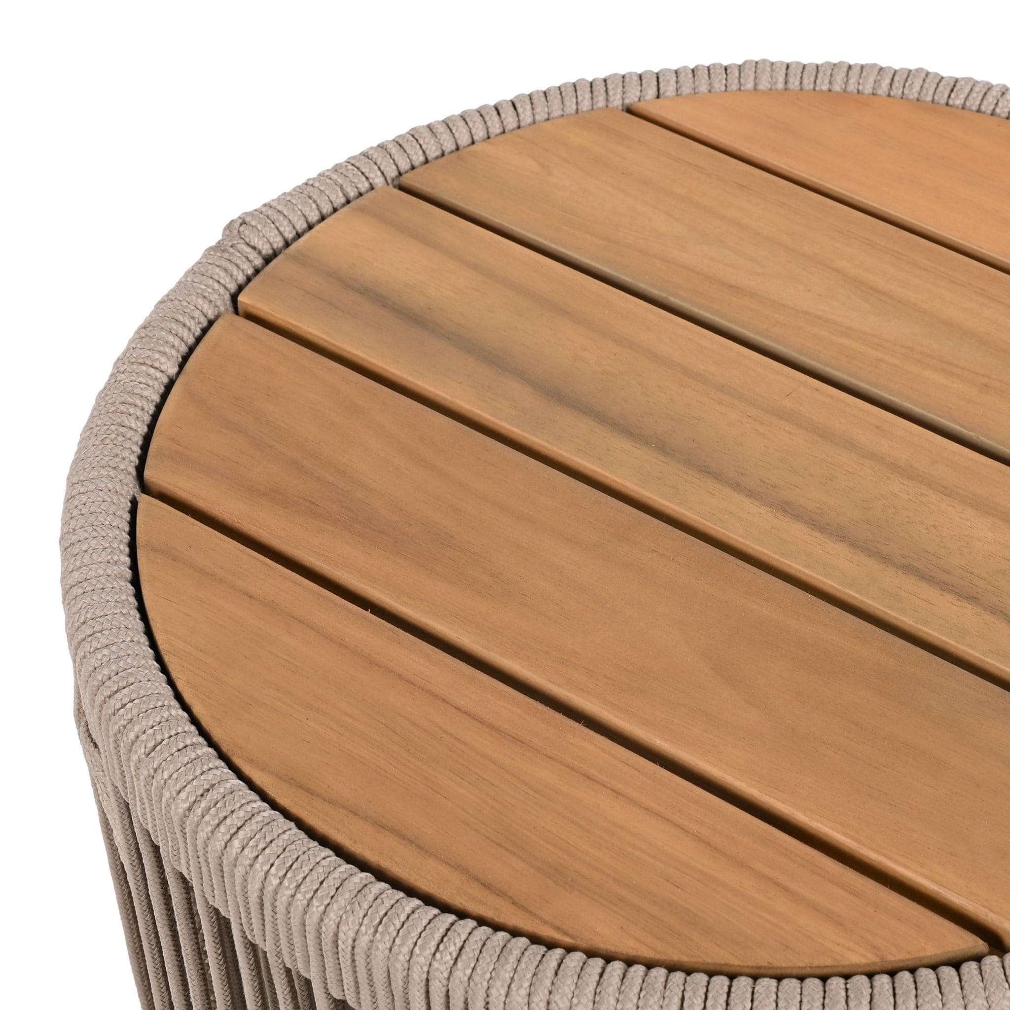 Alora Modern Rustic Coffee Table & Side Table With Woven Rope Design (SAK56739) – SAKSBY WHOLESALE, view 20