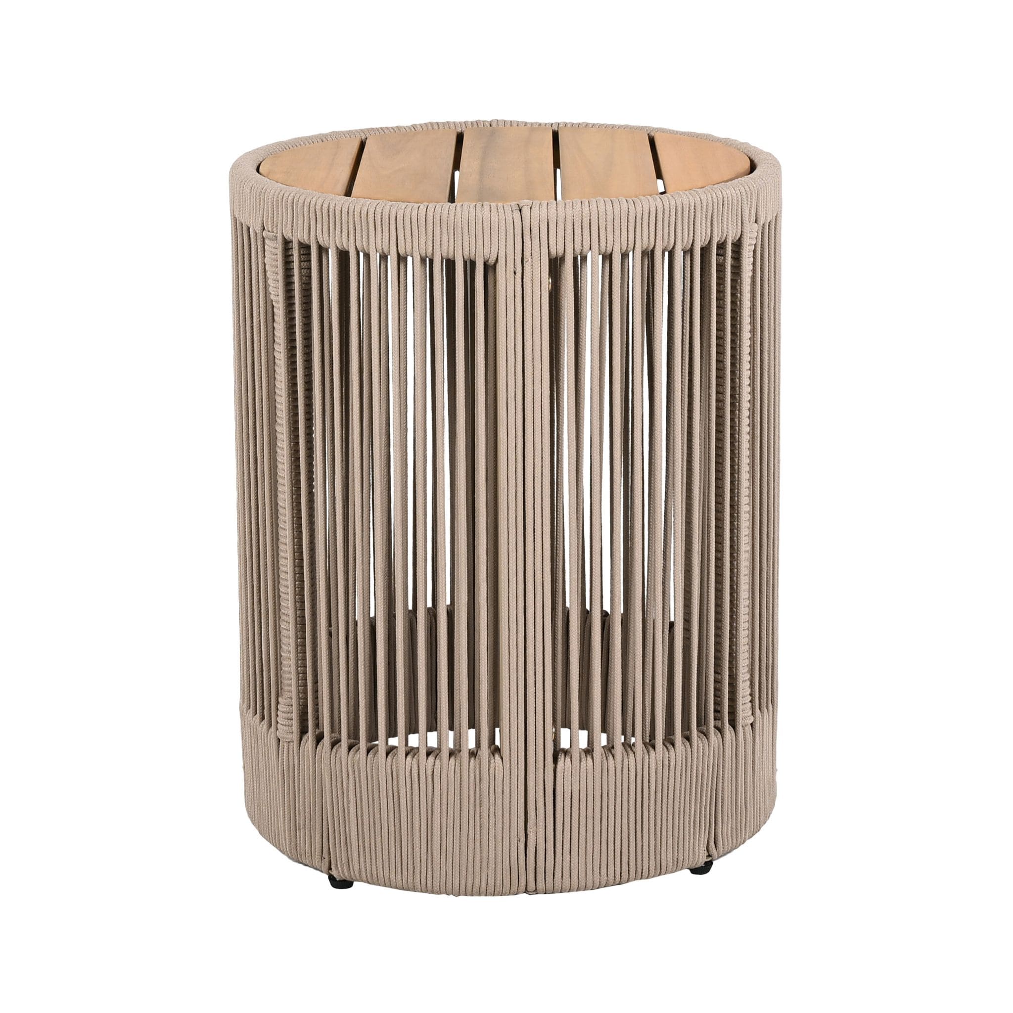 Alora Modern Rustic Coffee Table & Side Table With Woven Rope Design (SAK56739) – SAKSBY WHOLESALE, view 16