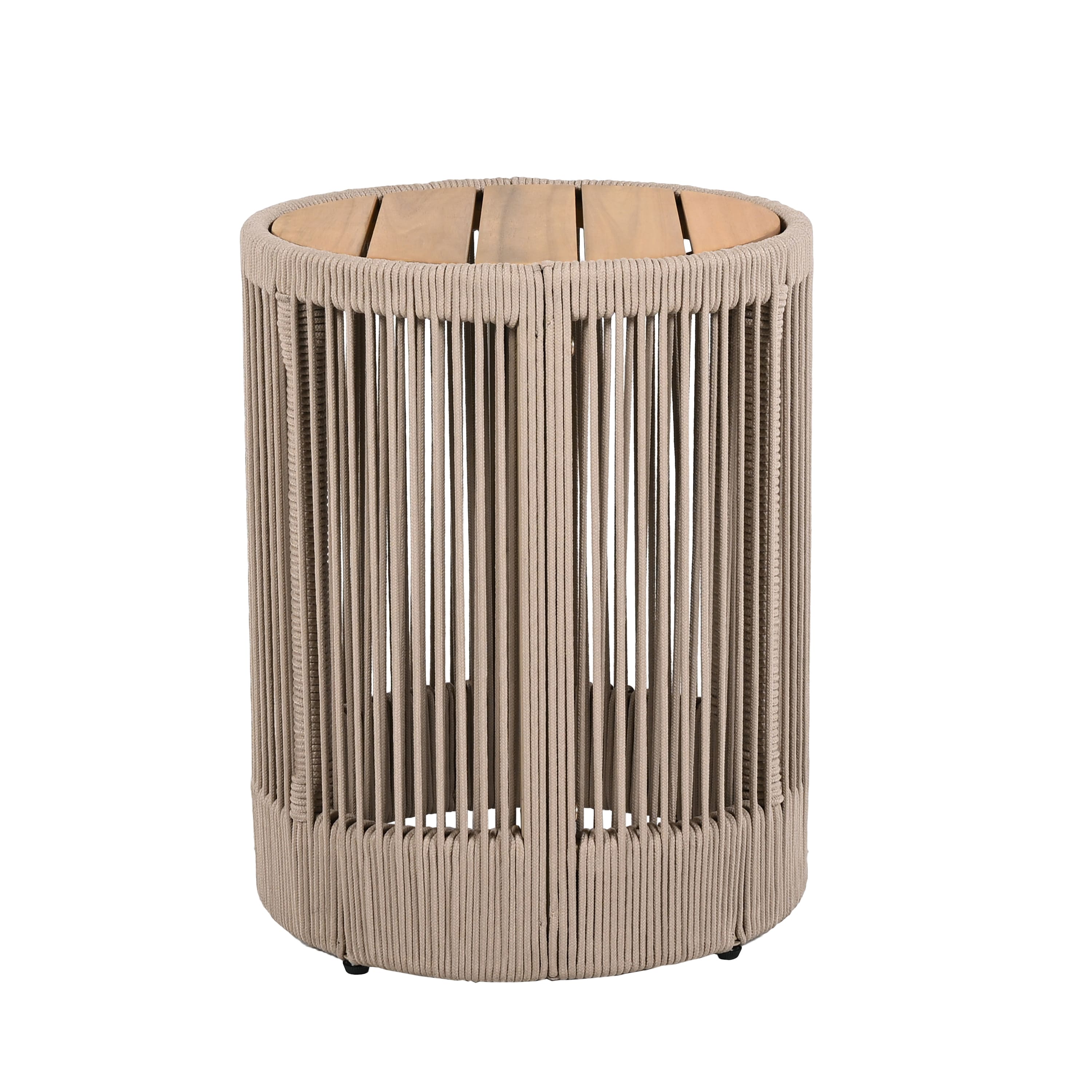 Alora Modern Rustic Coffee Table & Side Table With Woven Rope Design (SAK56739) – SAKSBY WHOLESALE, view 15