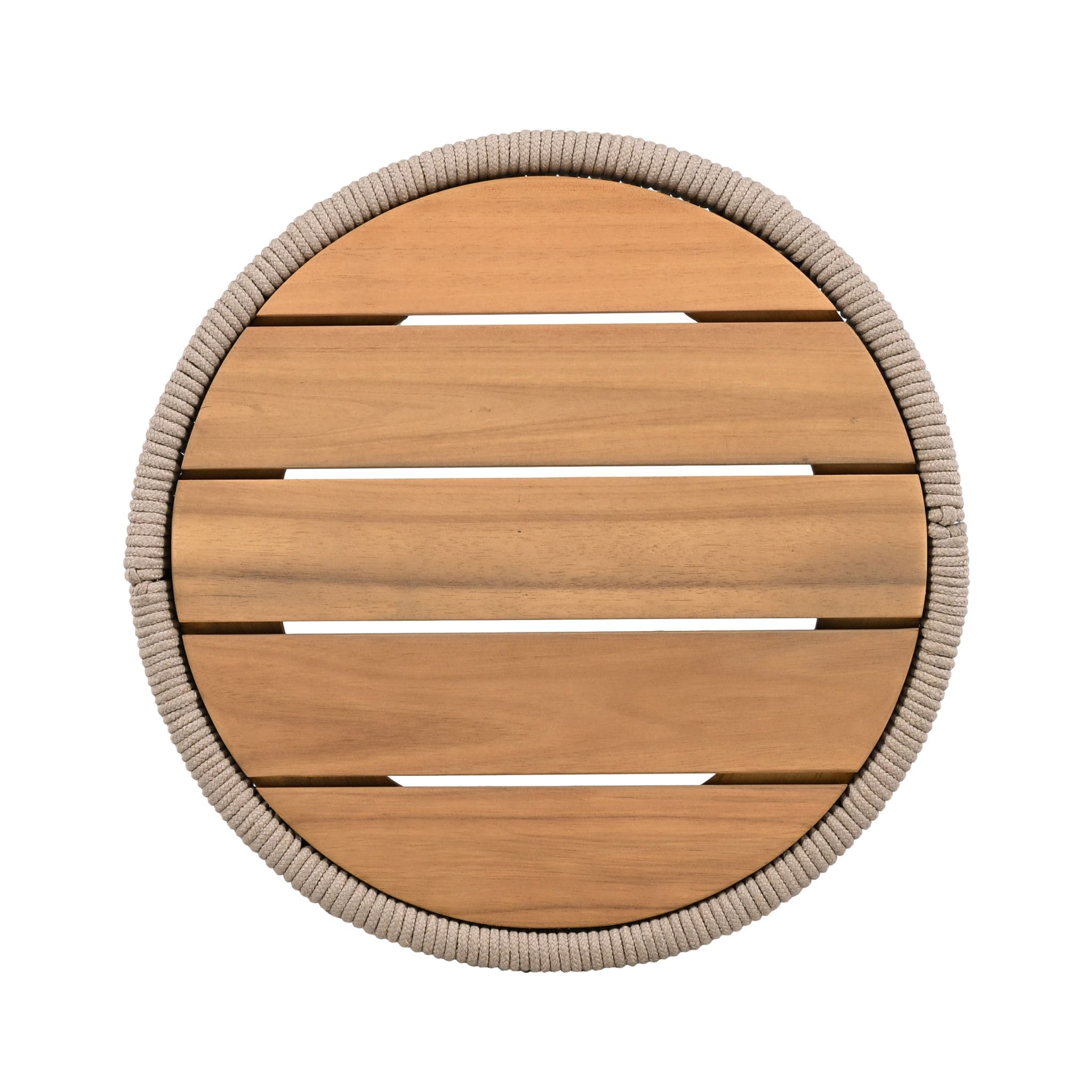 Alora Modern Rustic Coffee Table & Side Table With Woven Rope Design (SAK56739) – SAKSBY WHOLESALE, view 21
