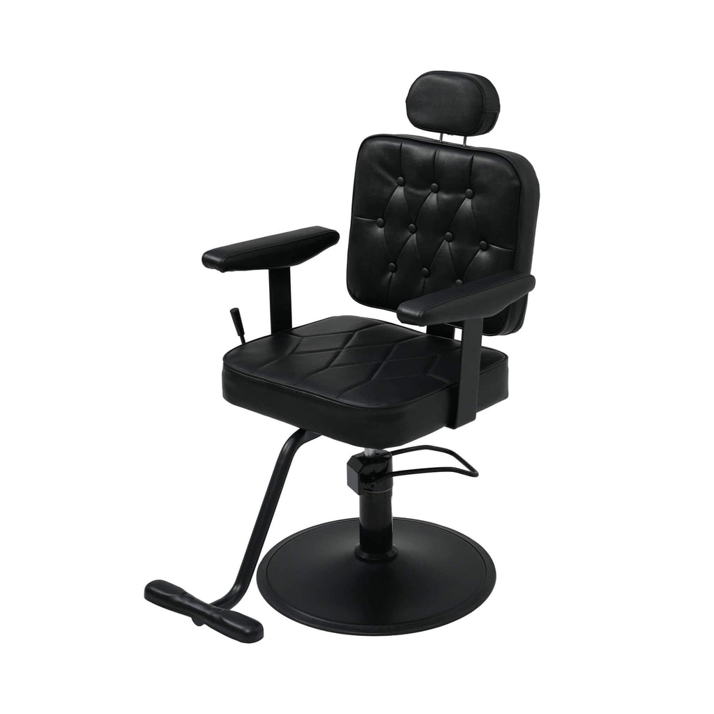 Modern Vintage Hydraulic PU Leather Reclining Barber Chair (SAK59102) – SAKSBY WHOLESALE, view 10