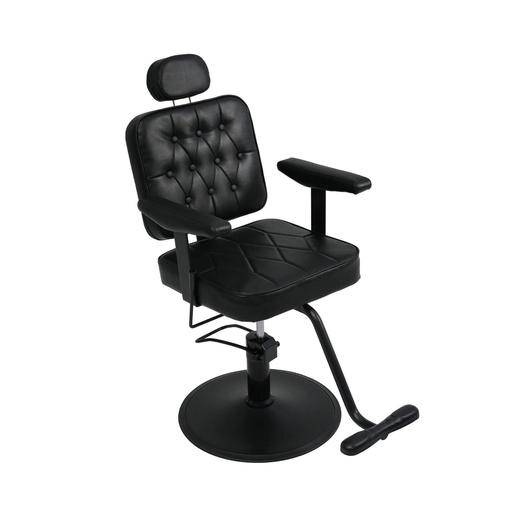 Modern Vintage Hydraulic PU Leather Reclining Barber Chair (SAK59102) – SAKSBY WHOLESALE, view 11