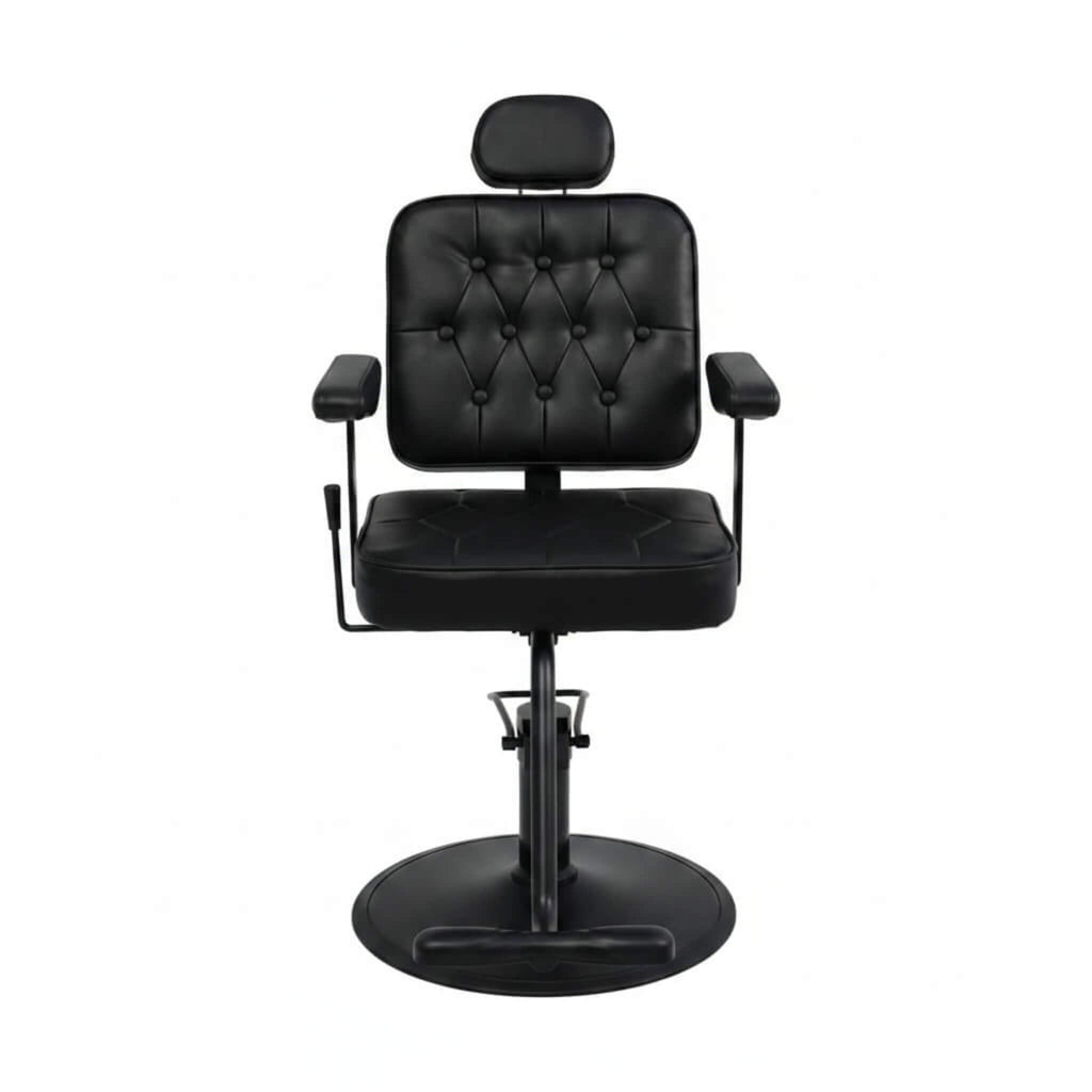 Modern Vintage Hydraulic PU Leather Reclining Barber Chair (SAK59102) – SAKSBY WHOLESALE