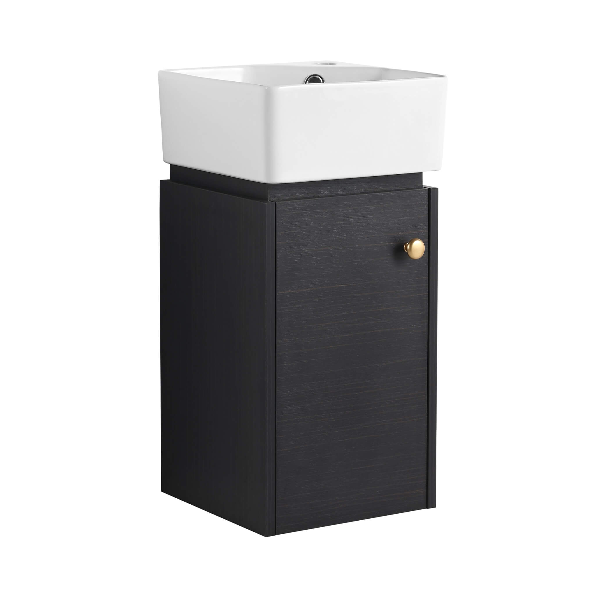 Nuvia Modern Wall-Mounted Bathroom Vanity With Ceramic Sink And Soft Close Door (SAK05214) – SAKSBY WHOLESALE, view 5