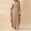 Mariam's Collection Modest Kaftan for Special Occasions: Batwing Abaya With Rhinestone Waist (MA135) — construction detail