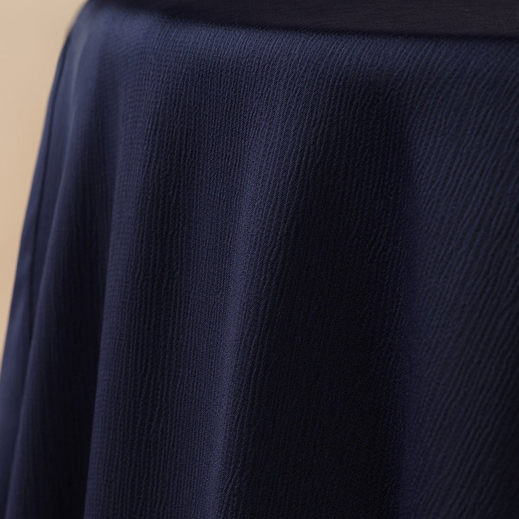 Mariam's Collection Navy Blue Pleated Abaya Set | Beaded Robe Abaya with Silver Embroidery (MOA168) — detail shot 9