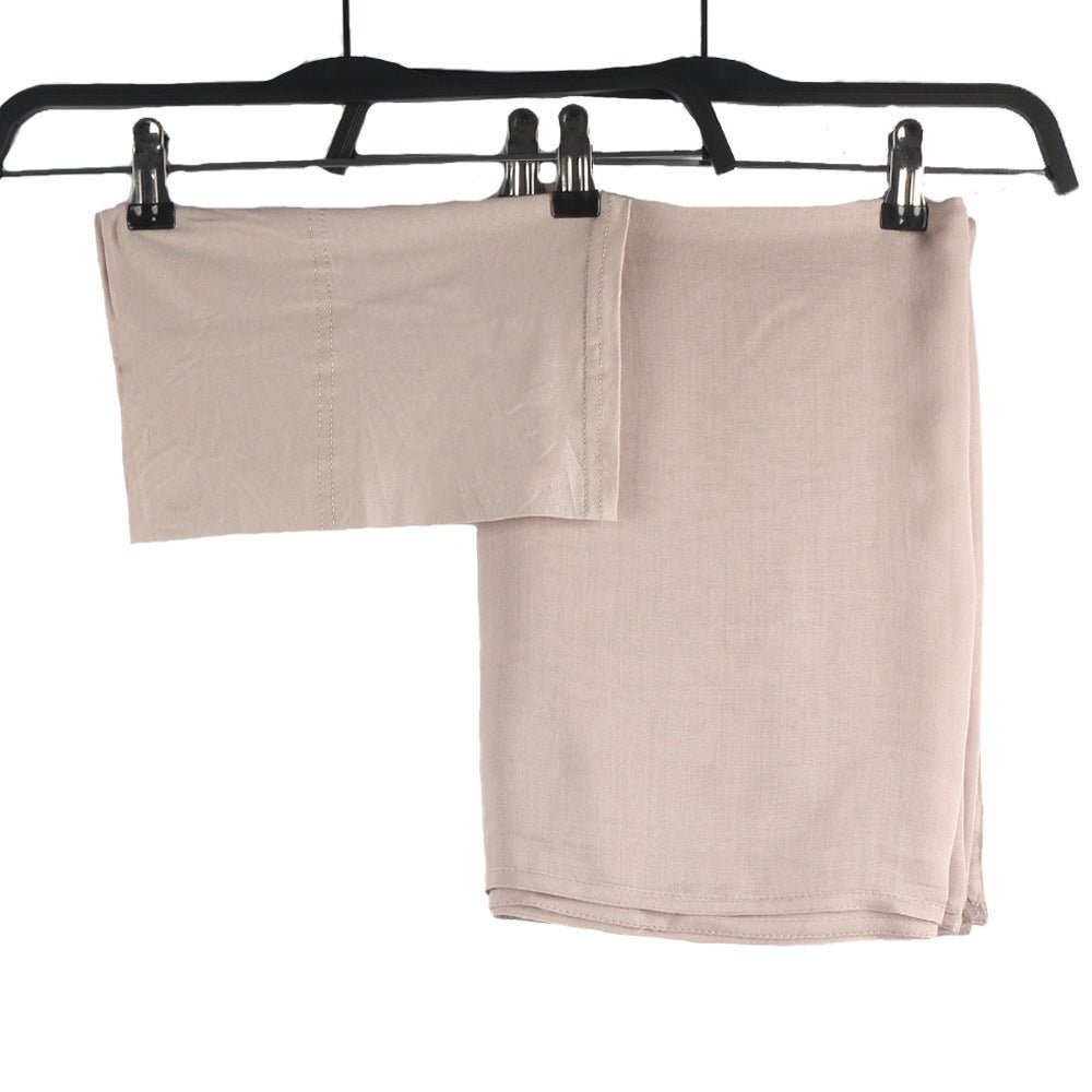 Mariam's Collection Modesty Pure Color Hijab & Undercap 2-Piece Set (MH174) — comparison shot