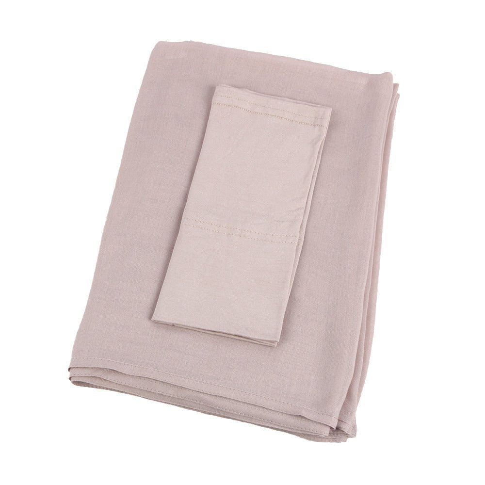 Mariam's Collection Modesty Pure Color Hijab & Undercap 2-Piece Set (MH174) — Mariam's Collection branding close-up