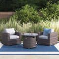 Alora 3-Piece Modular Rattan Patio Sofa Set With Weather-Resistant Cushions (SAK75321) – SAKSBY WHOLESALE