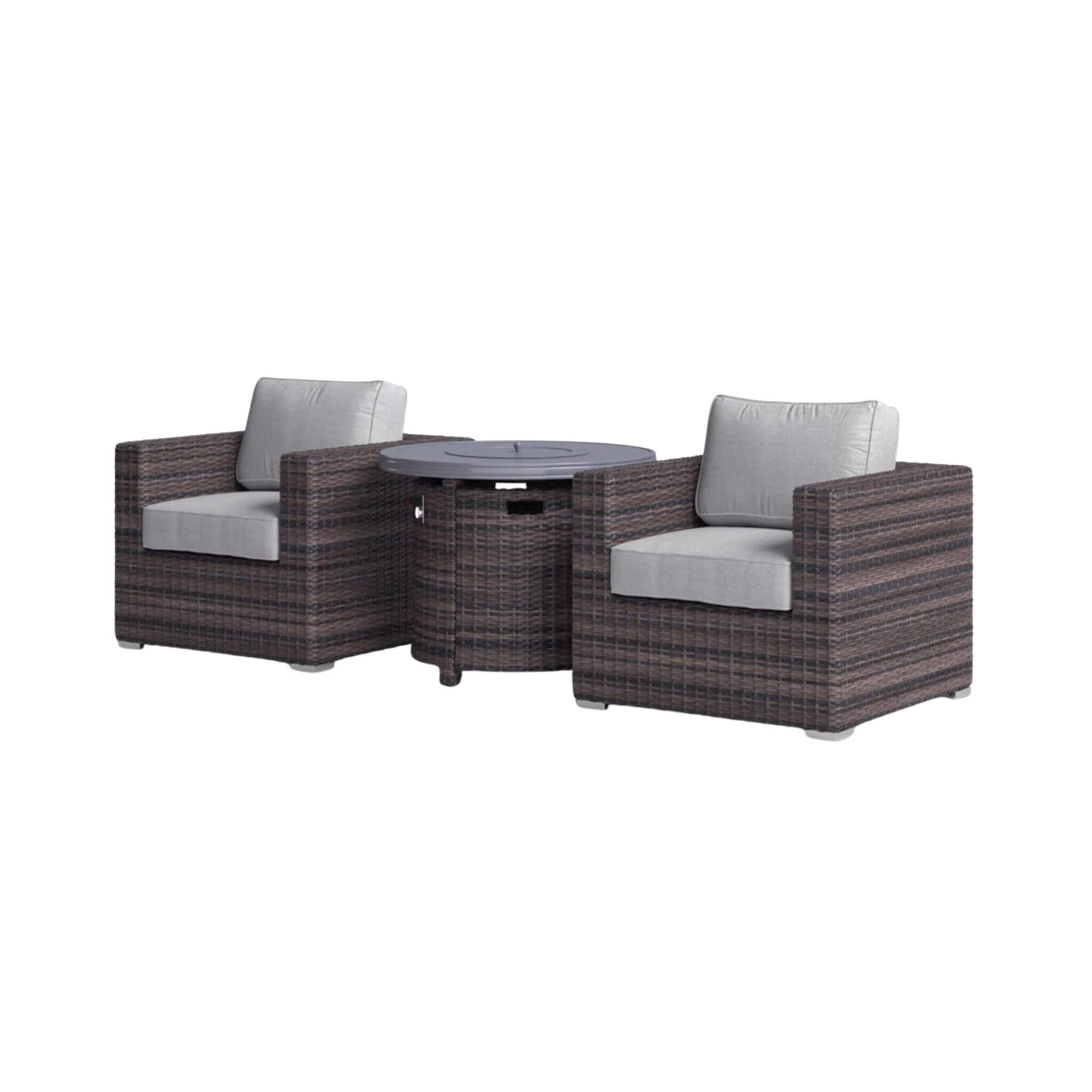 Alora 3-Piece Modular Rattan Patio Sofa Set With Weather-Resistant Cushions (SAK75321) – SAKSBY WHOLESALE, view 7