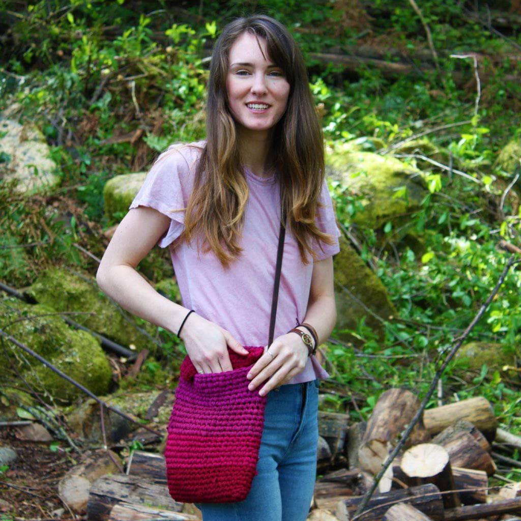 Darn Good Yarn Mommy + Me Pack Crochet Kit — Darn Good Yarn branding close-up