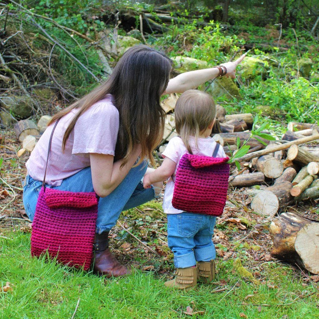 Darn Good Yarn Mommy + Me Pack Crochet Kit — main product shot