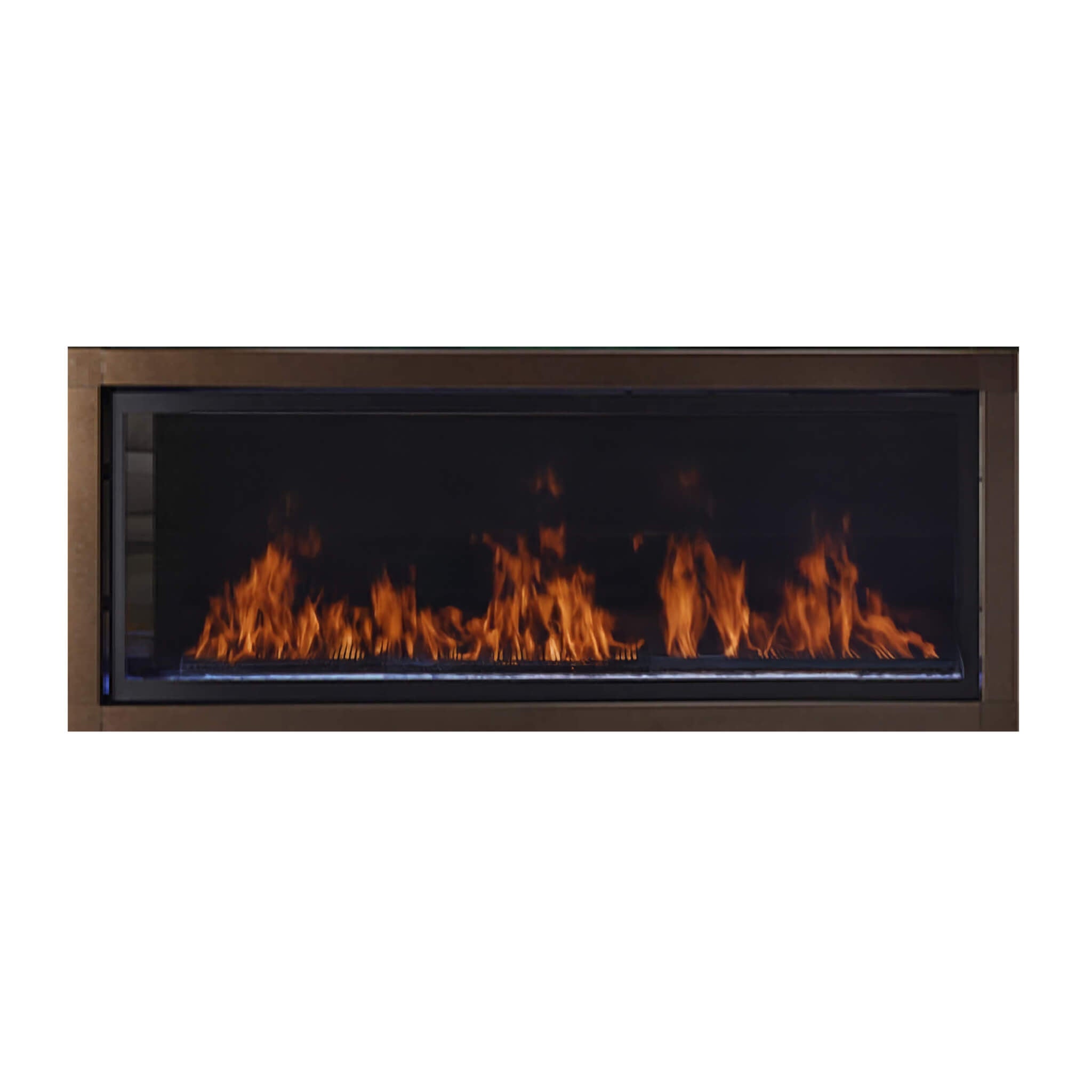 Monessen Artisan AVFL 48-Inch Vent-Free See-Through Linear Fireplace With Intellifire Touch 2.0 Ignition System [AVFLST48N/PI
