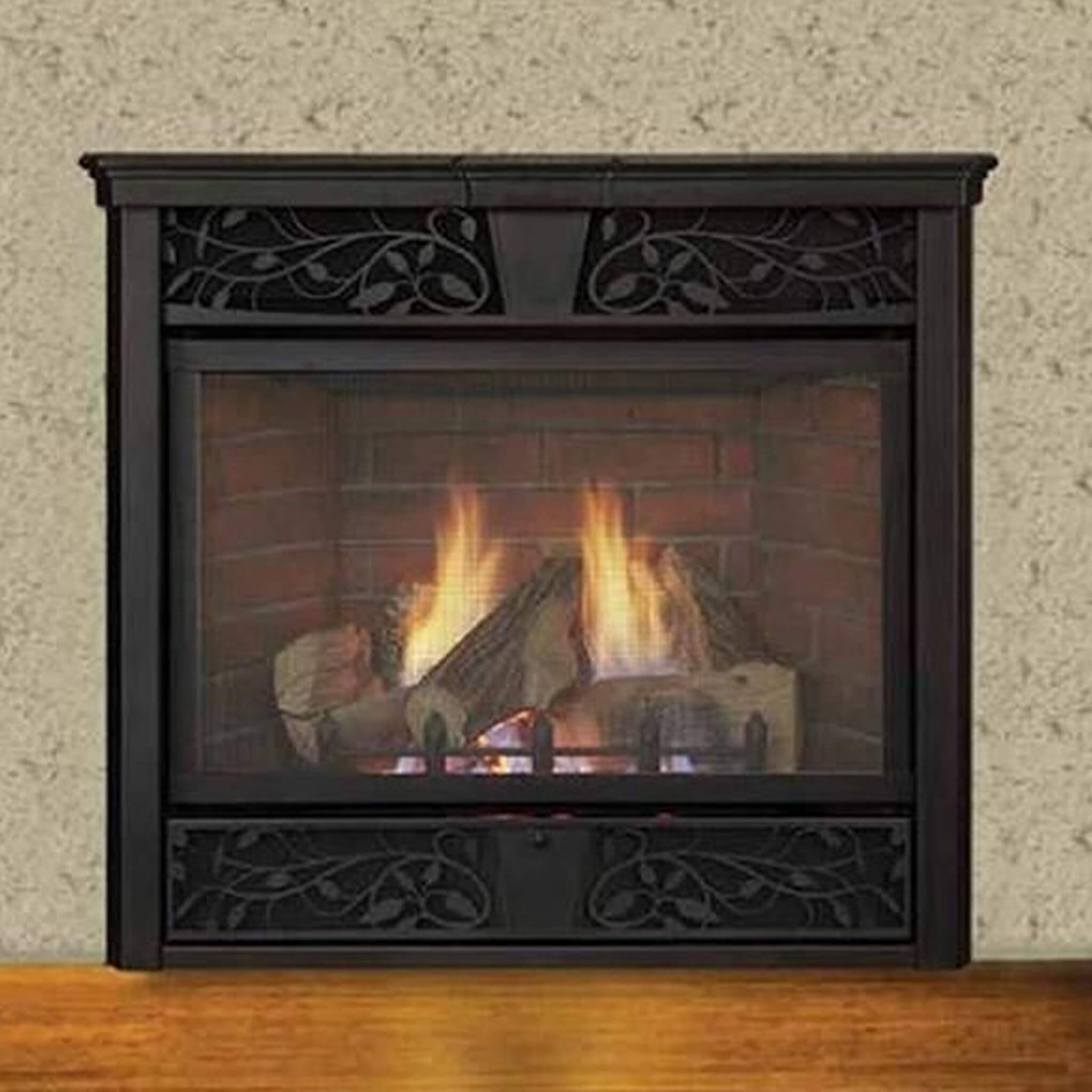 Monessen Symphony 32-Inch Vent-Free Traditional Fireplace With Control System [VFC32L] (SAK87014) – SAKSBY WHOLESALE, view 3