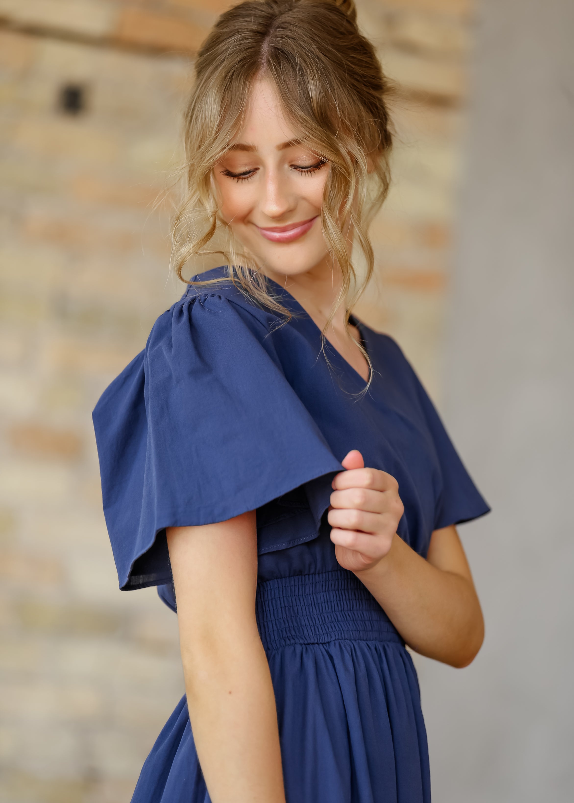 Inherit Co. Montie Flutter Sleeve Maxi Dress  - FINAL SALE — main product shot