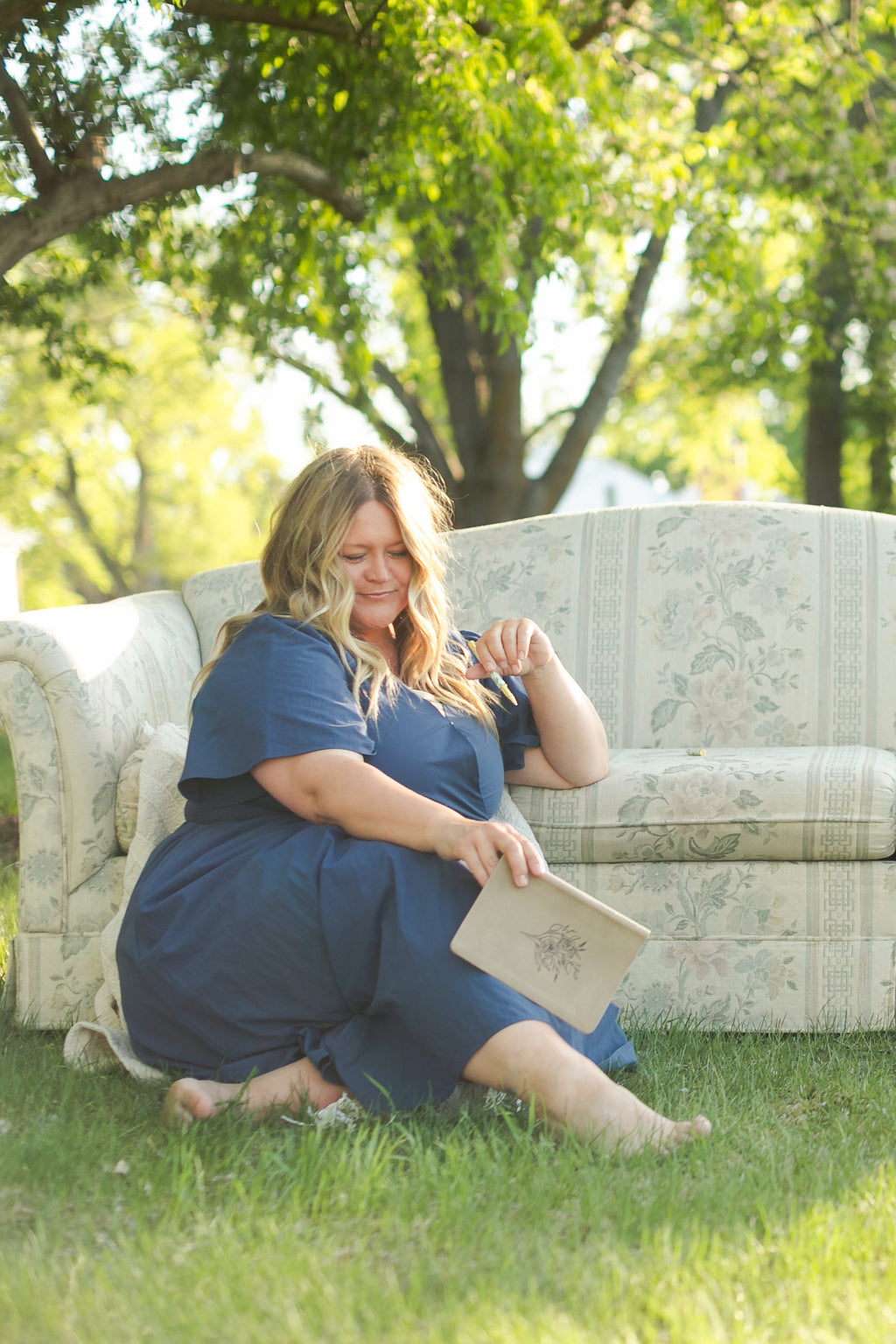 Inherit Co. Montie Flutter Sleeve Maxi Dress  - FINAL SALE — color detail