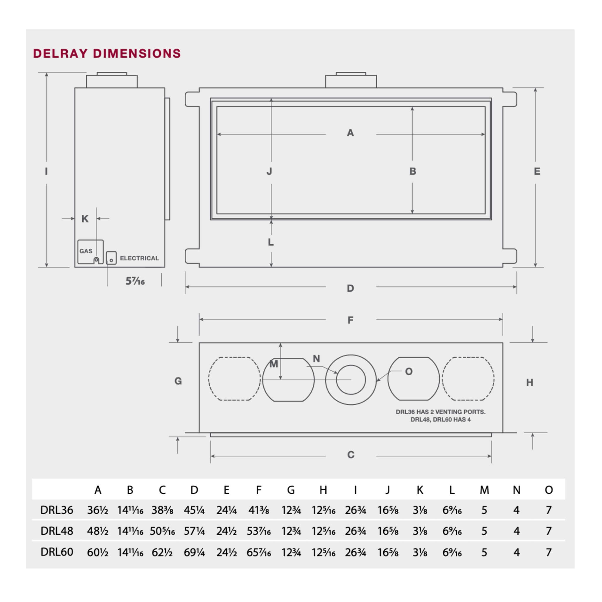 Montigo DelRay Linear Direct Vent Natural Gas Fireplace [DRL36/48/6013NI] (SAK31245) – SAKSBY WHOLESALE, view 4