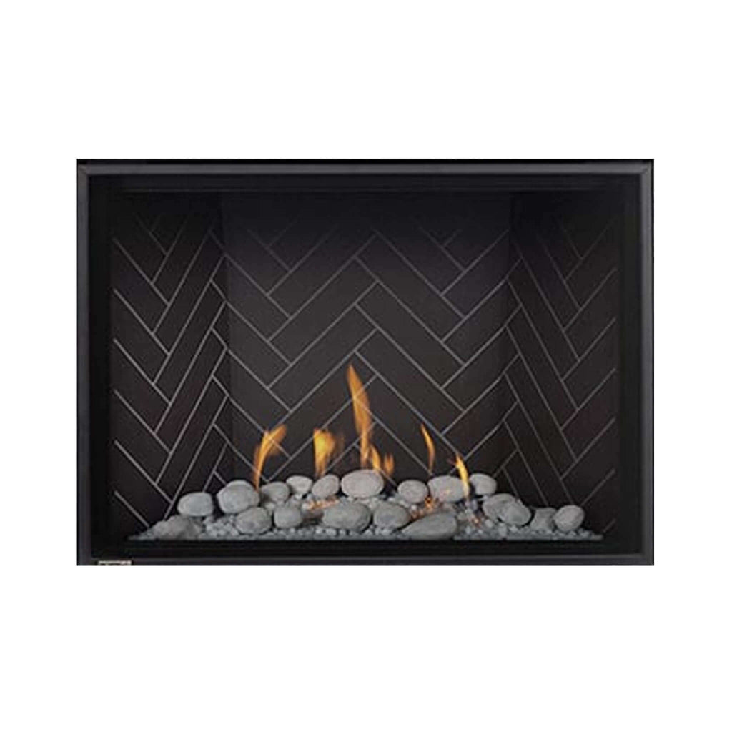Montigo DelRay Square Direct Vent Natural Gas Fireplace With Concealed Universal Burner [DRSQ34/38/42/46NI] (SAK74029) – SAKS