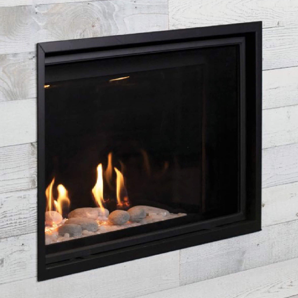 Montigo DelRay Square Direct Vent Natural Gas Fireplace With Concealed Universal Burner [DRSQ34/38/42/46NI] (SAK74029) – SAKS