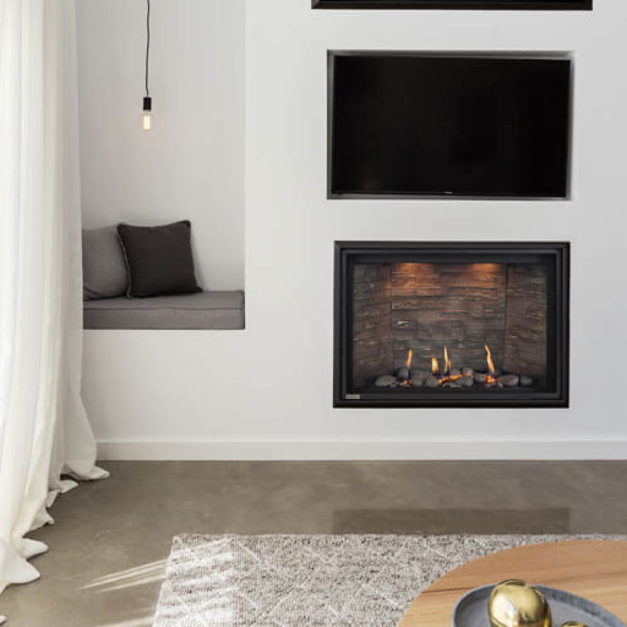 Montigo DelRay Square Full Load Direct Vent Natural Gas Fireplace With Battery Backup [DRSQ34/38/42NI-2] (SAK15983) – SAKSBY 
