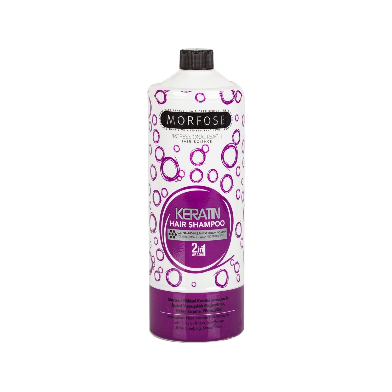 Morfose Keratin Shampoo 33oz - Strengthens and Repairs Hair | 1000 ml