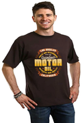 Spun Bamboo Motor oil Men's Bamboo Viscose/Organic Cotton Short Sleeve Graphic T-Shirt — main product shot