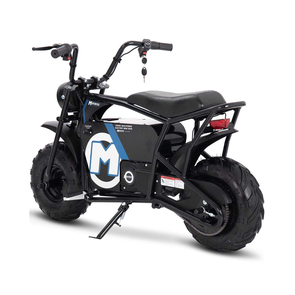 MotoTec 1000W 48V/12AH Electric Powered Mini Bike, Black (SAK17859) – SAKSBY WHOLESALE, view 8