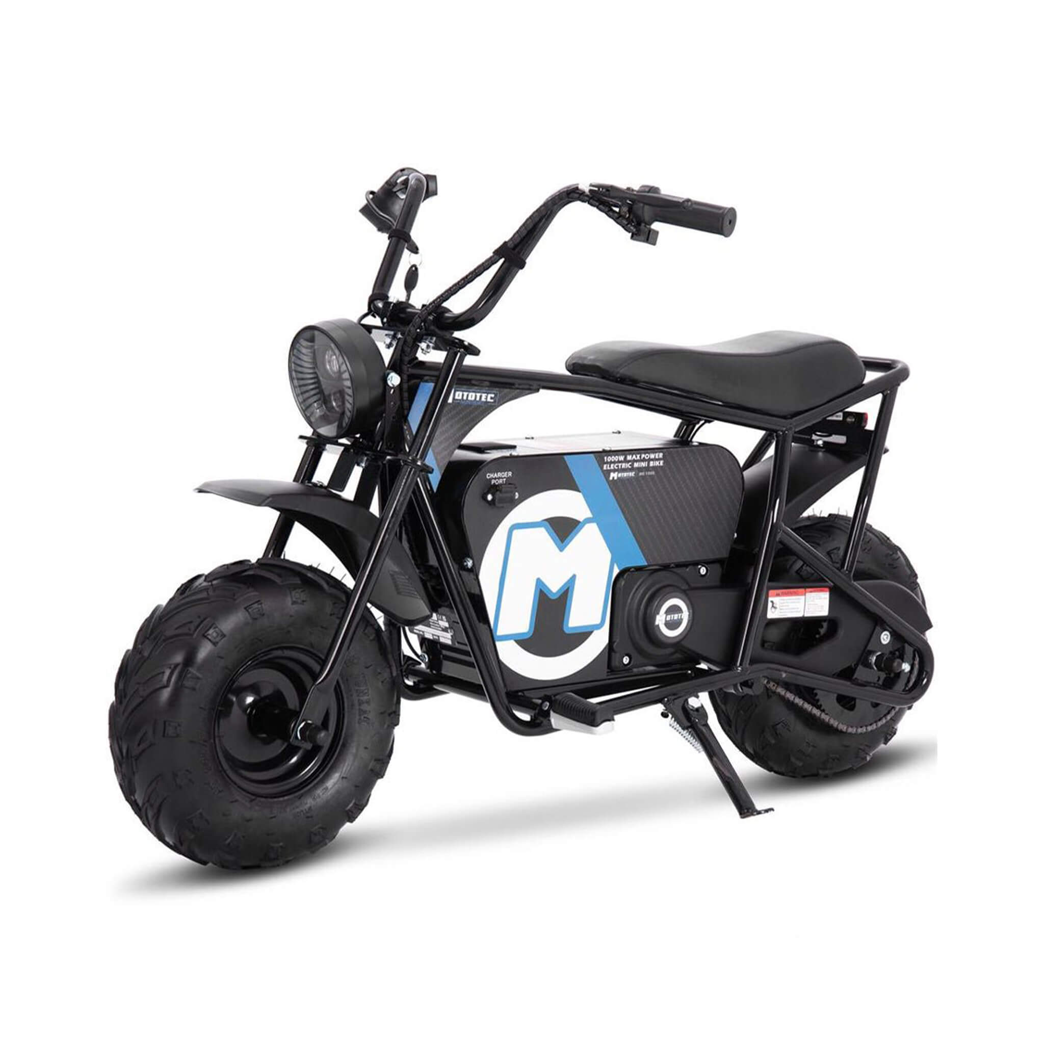 MotoTec 1000W 48V/12AH Electric Powered Mini Bike, Black (SAK17859) – SAKSBY WHOLESALE, view 10