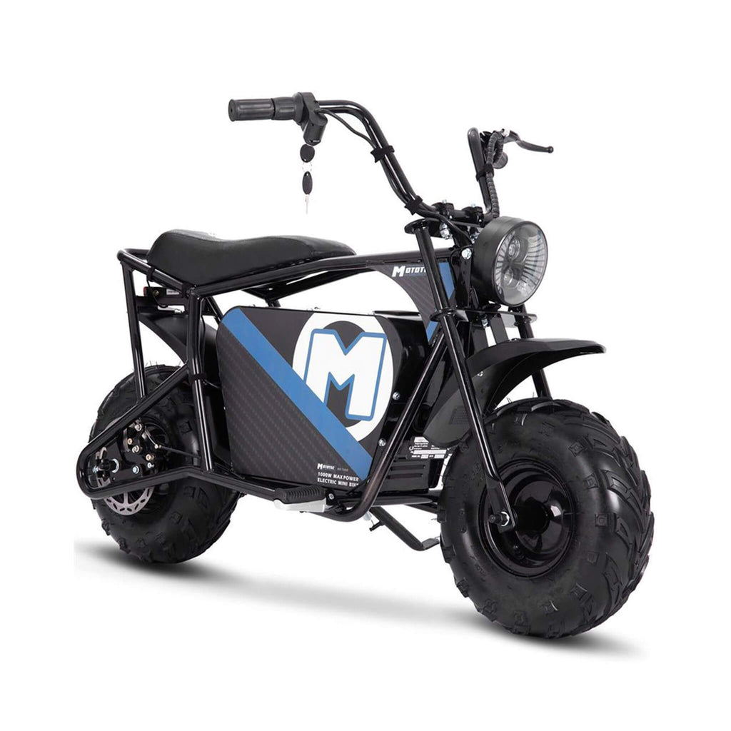 MotoTec 1000W 48V/12AH Electric Powered Mini Bike, Black (SAK17859) – SAKSBY WHOLESALE, view 3