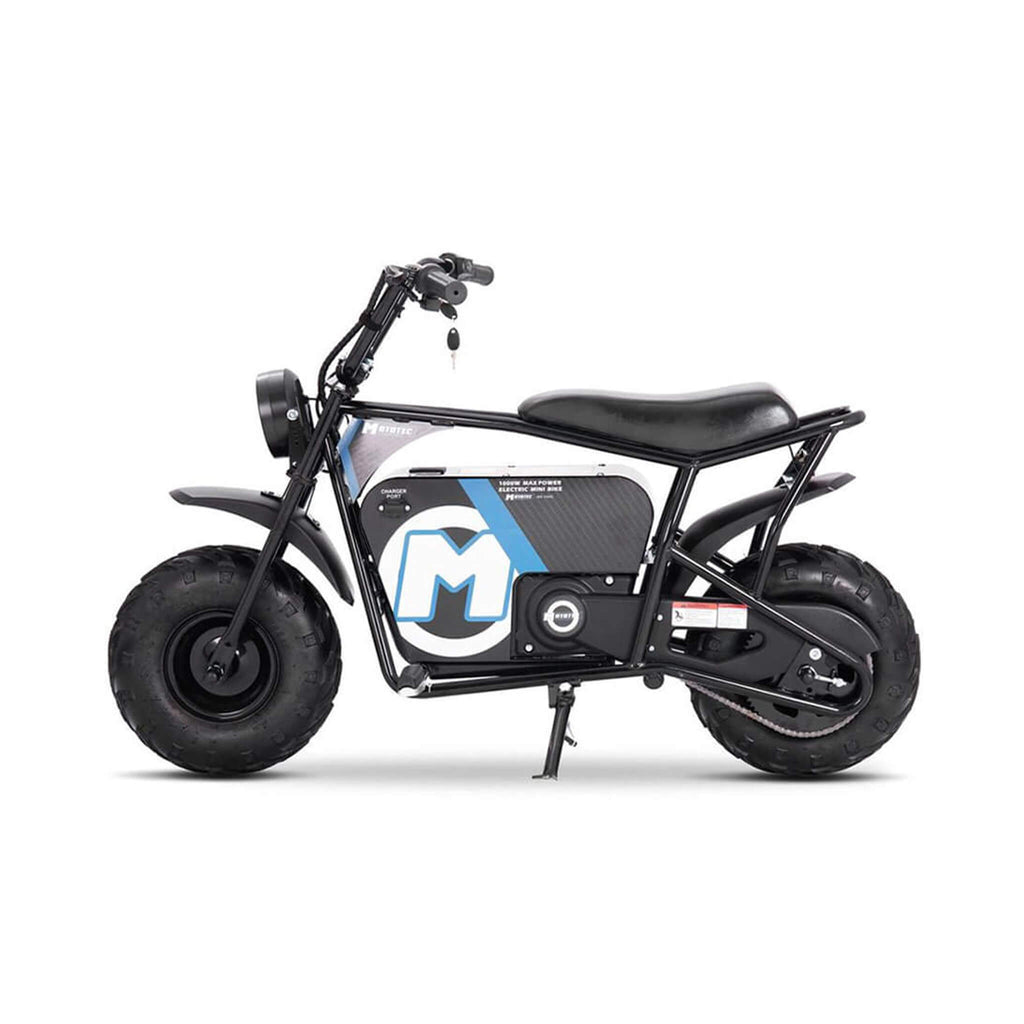 MotoTec 1000W 48V/12AH Electric Powered Mini Bike, Black (SAK17859) – SAKSBY WHOLESALE, view 7