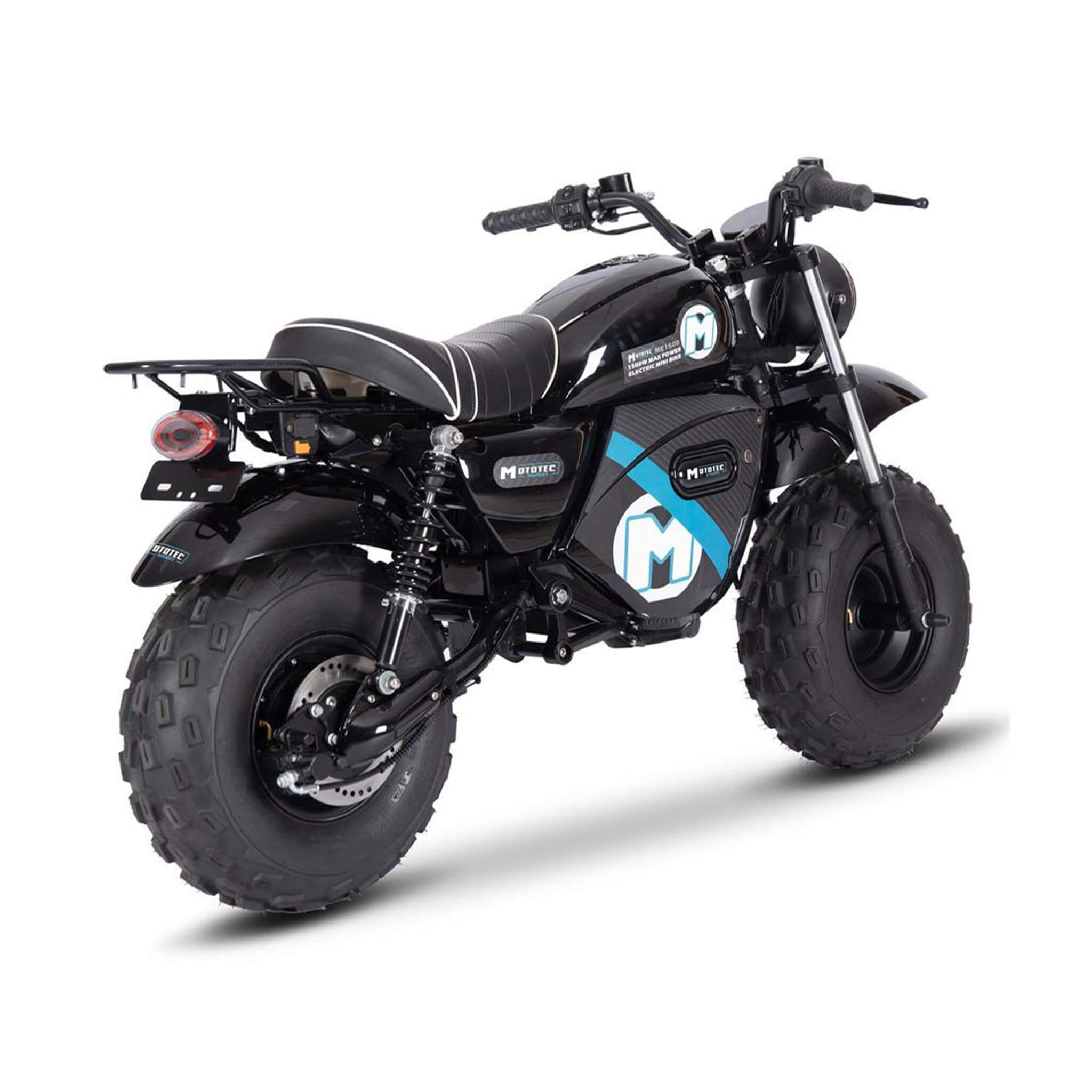 MotoTec 1500W 60V/20AH Electric Powered Mini Bike, Black (SAK32086) – SAKSBY WHOLESALE, view 8