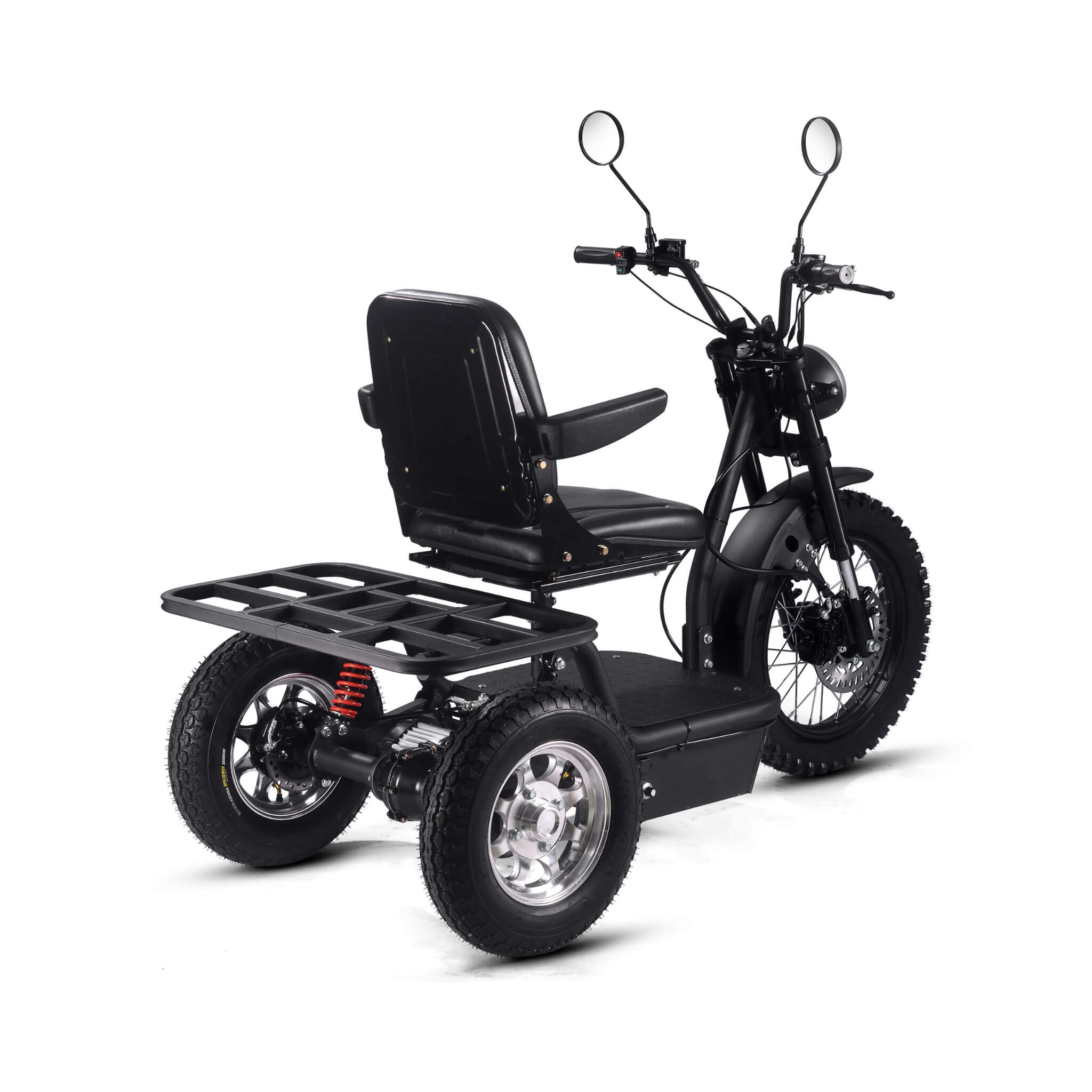 MotoTec 60V 1800W Black Three-Wheel Electric Scooter (SAK86025) – SAKSBY WHOLESALE, view 5