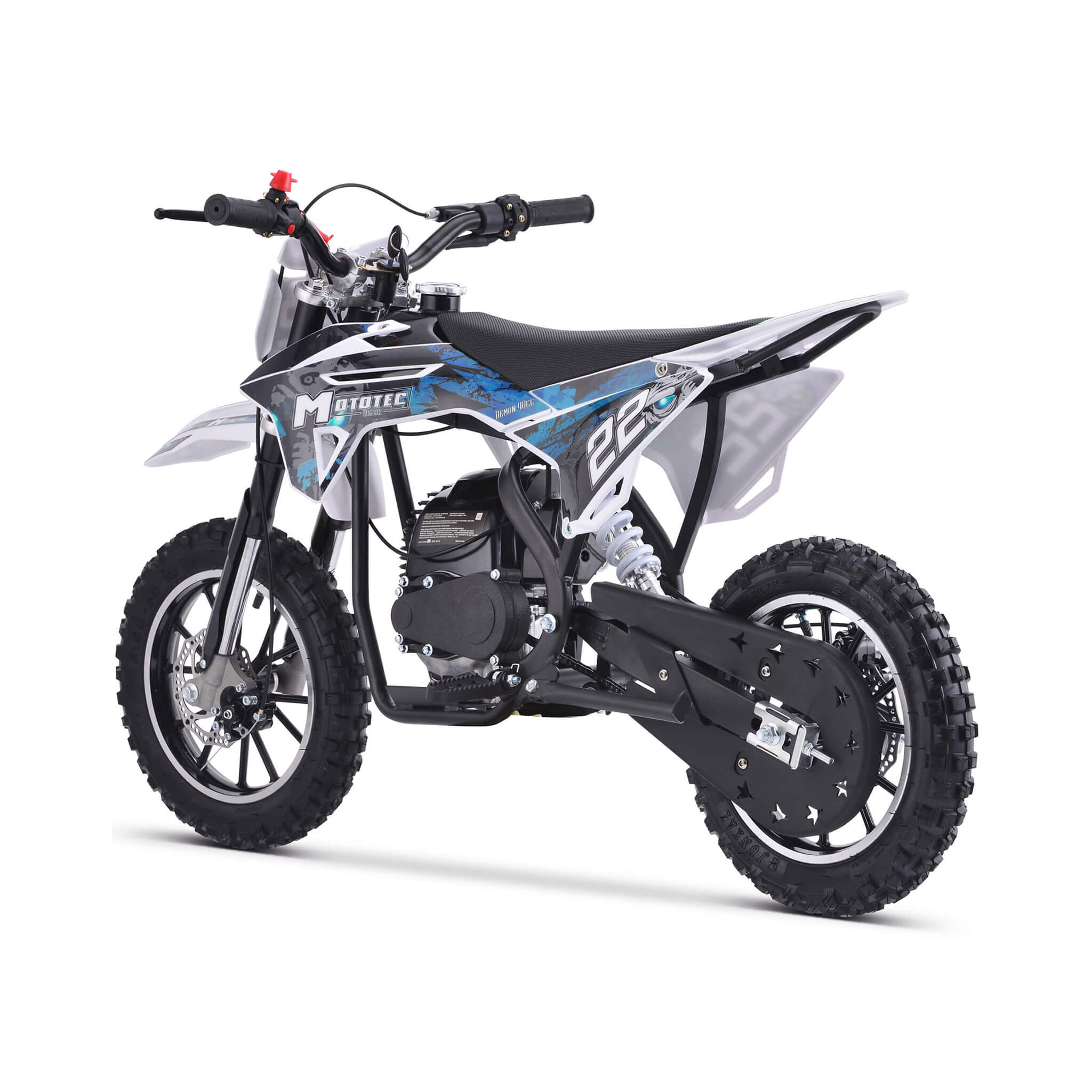 MotoTec Demon 40CC 4-Stroke Kids Gas Dirt Bike (SAK34729) – SAKSBY WHOLESALE, view 3