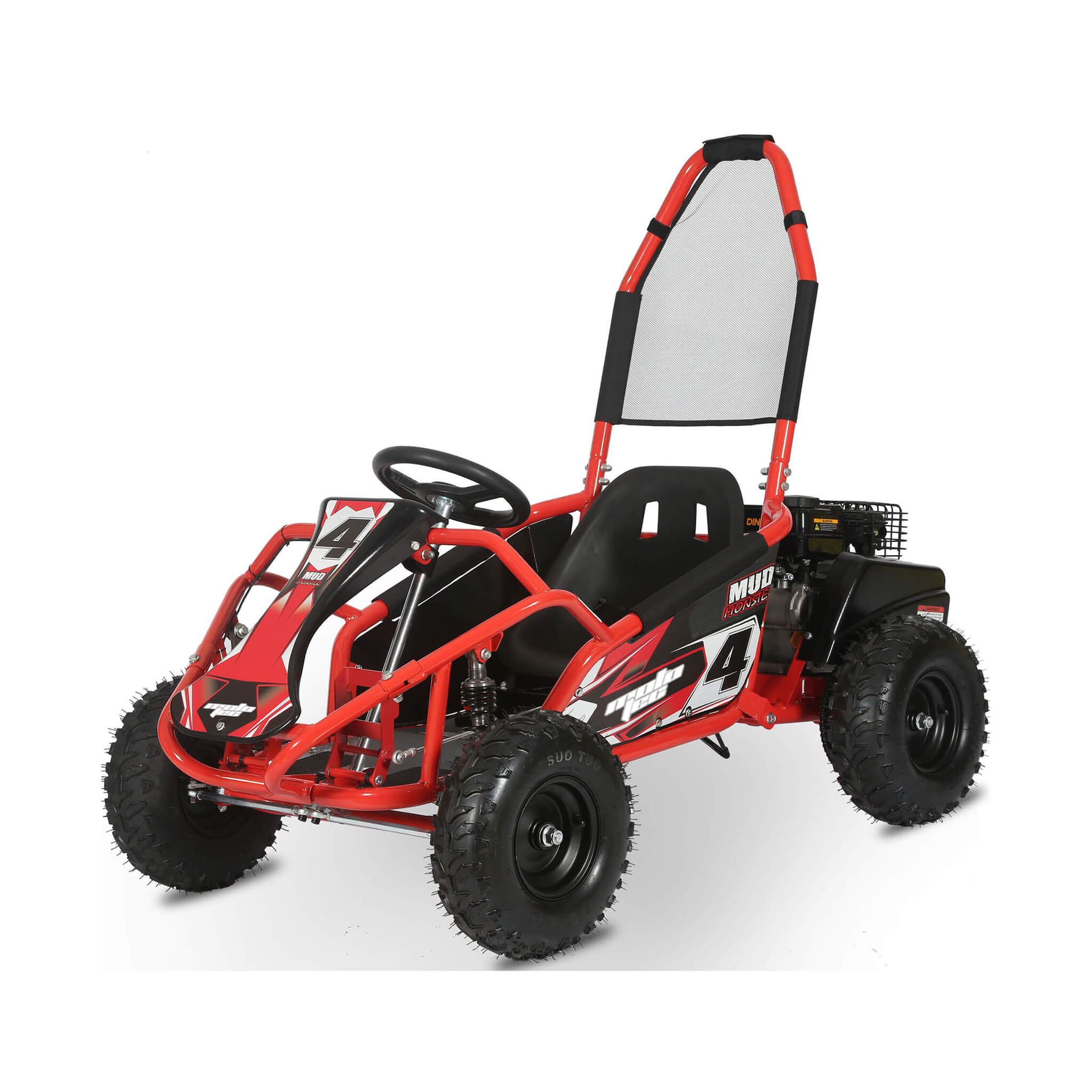 MotoTec Mud 98CC Full Suspension Gas Powered Go Kart (SAK28149) – SAKSBY WHOLESALE, view 3
