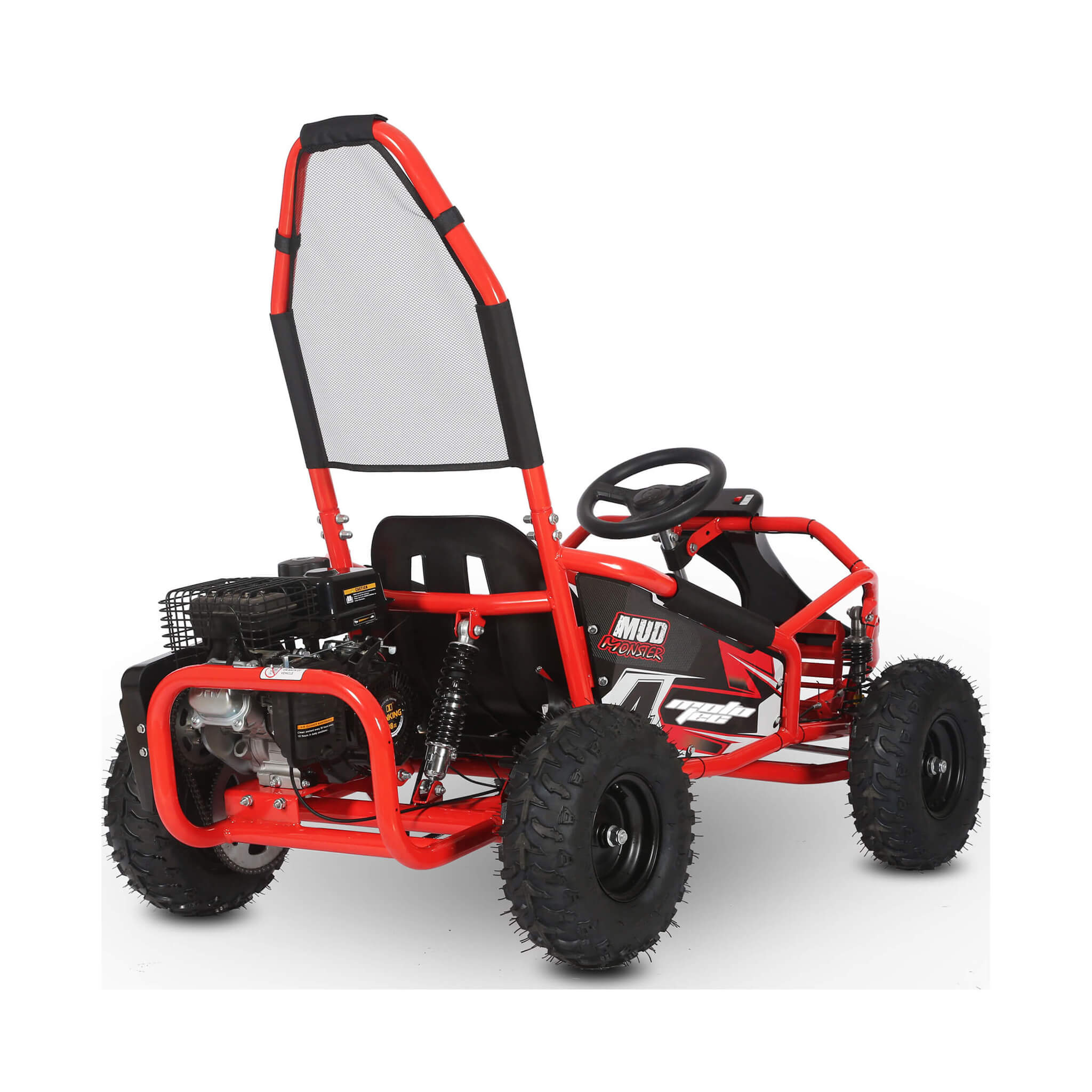 MotoTec Mud 98CC Full Suspension Gas Powered Go Kart (SAK28149) – SAKSBY WHOLESALE, view 9