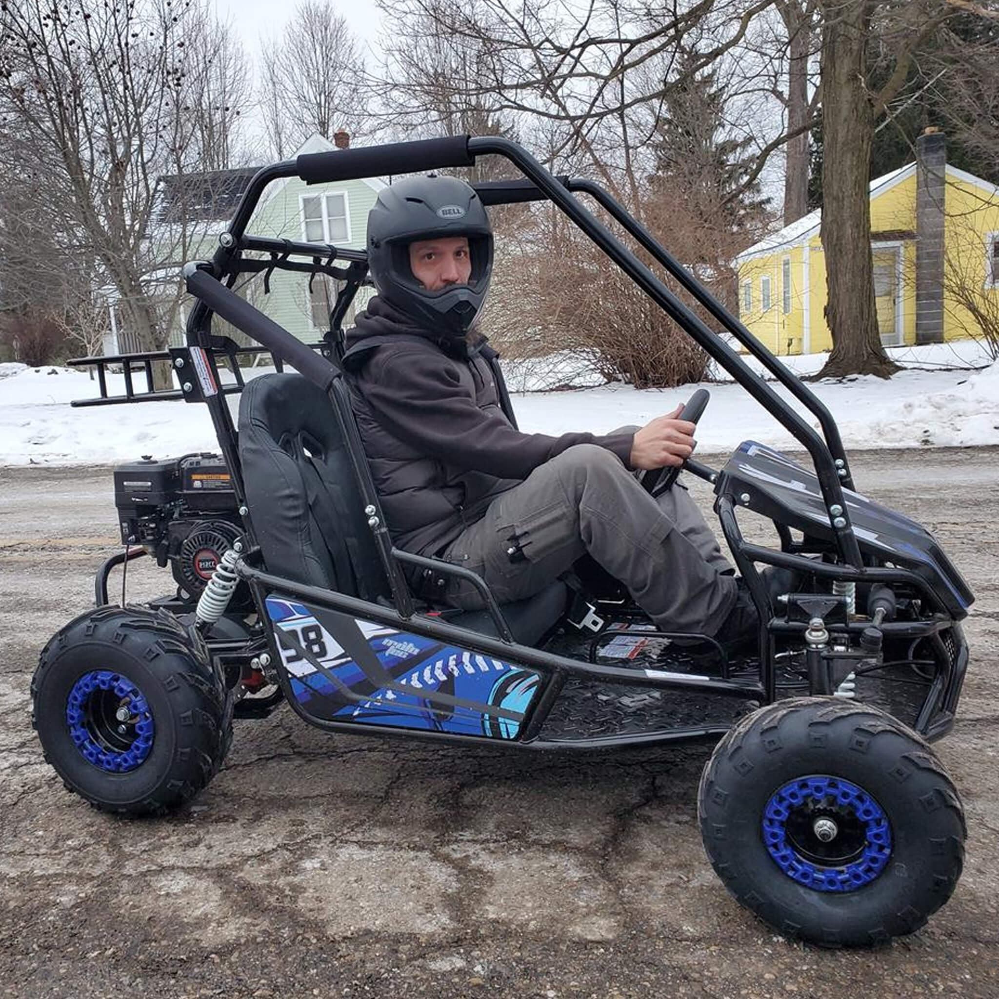 MotoTec Mud XL 212CC 2-Seat Go Kart With Full Suspension (SAK27195) – SAKSBY WHOLESALE, view 3