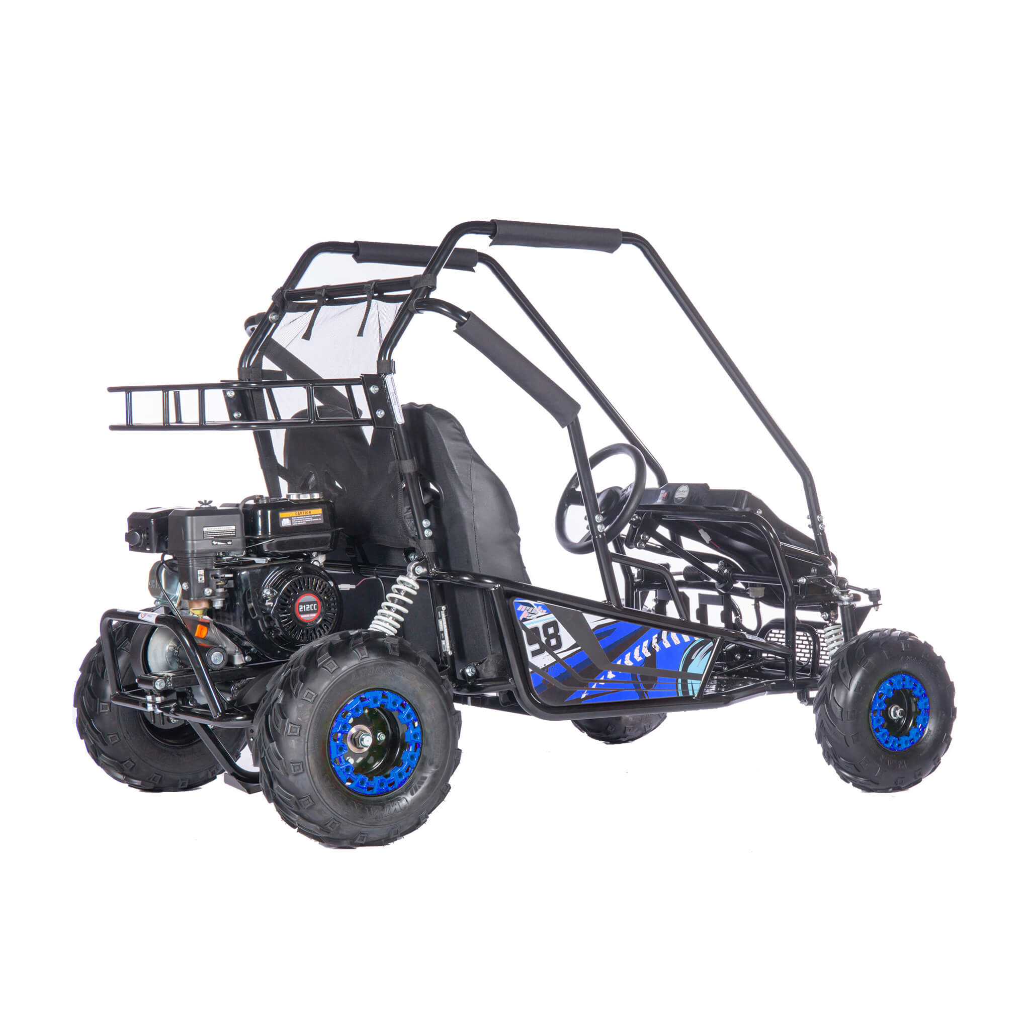 MotoTec Mud XL 212CC 2-Seat Go Kart With Full Suspension (SAK27195) – SAKSBY WHOLESALE, view 7