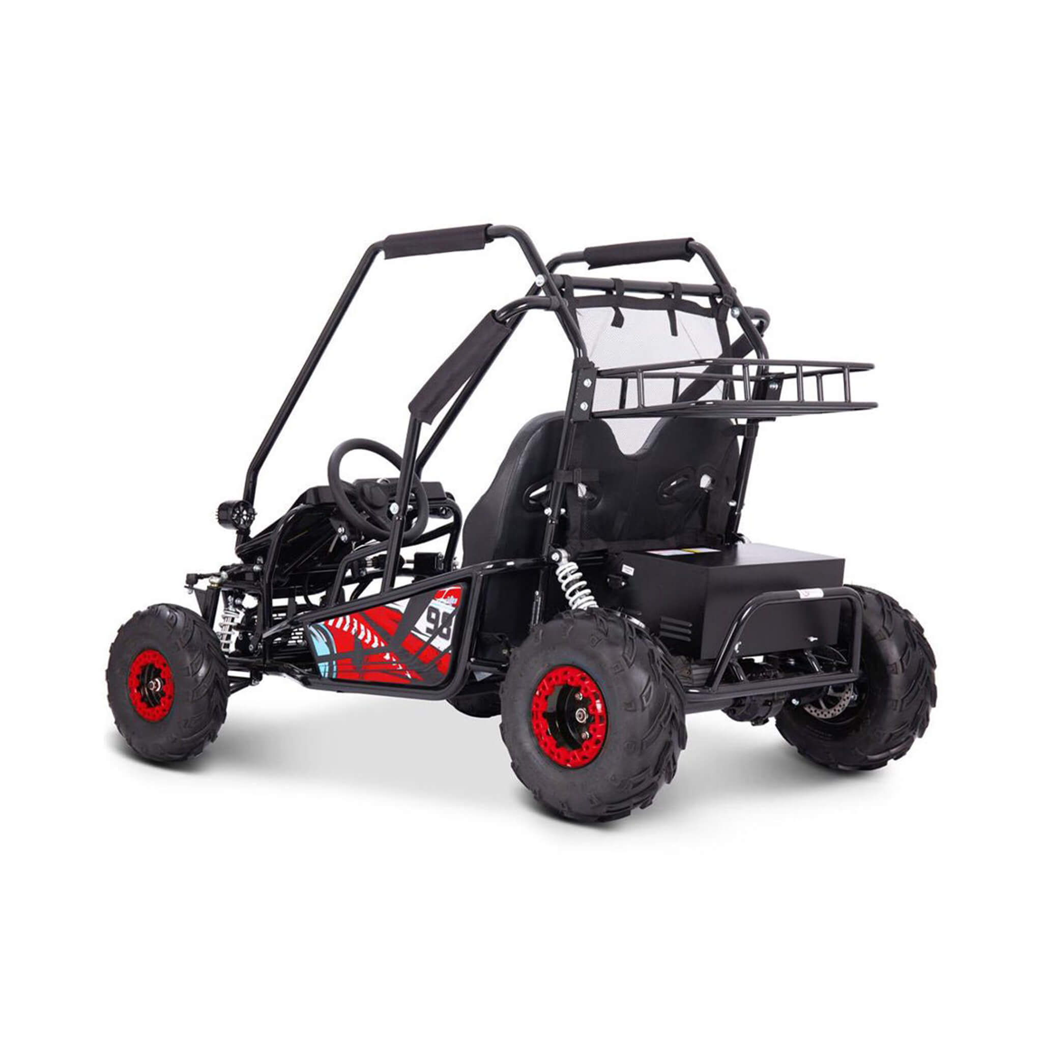 MotoTec Mud XL 60V/20AH Electric Full Suspension Go Kart, 2000W (SAK96351) – SAKSBY WHOLESALE, view 4