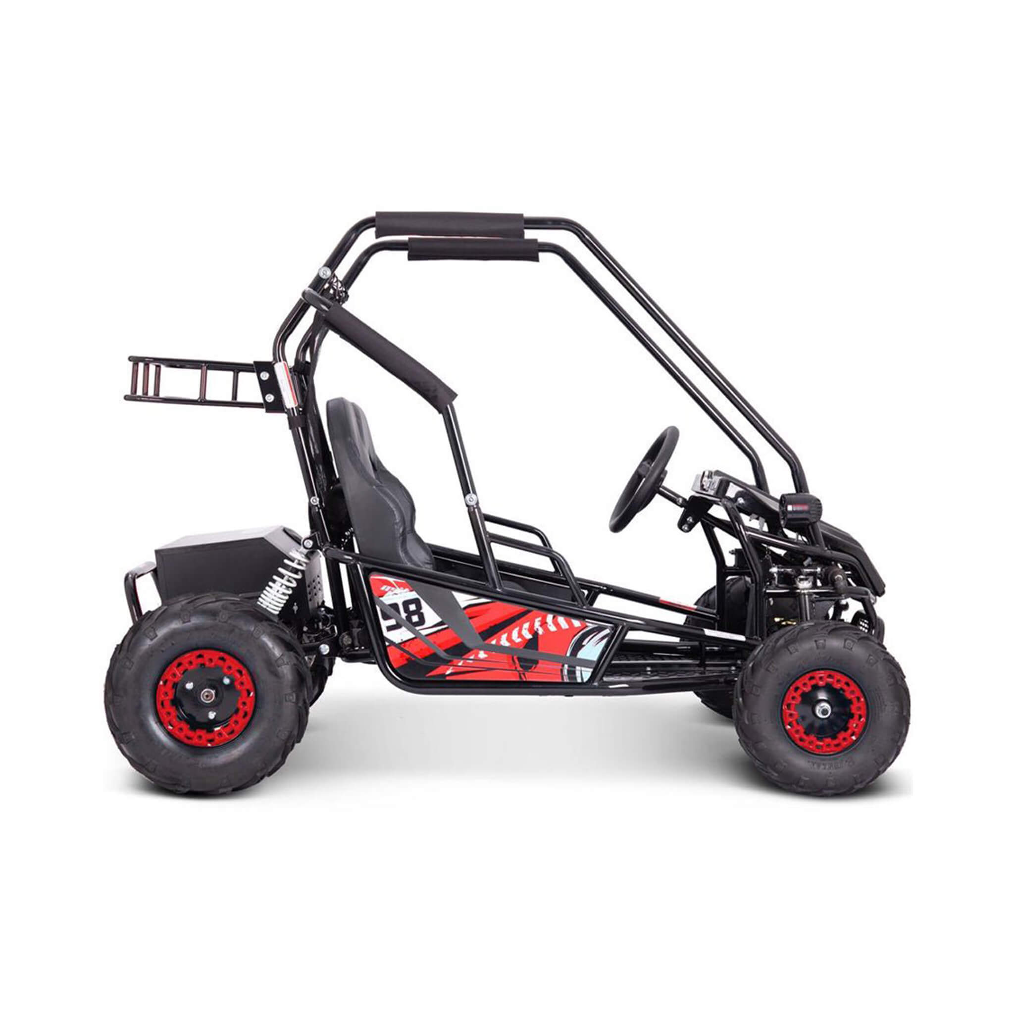 MotoTec Mud XL 60V/20AH Electric Full Suspension Go Kart, 2000W (SAK96351) – SAKSBY WHOLESALE, view 8