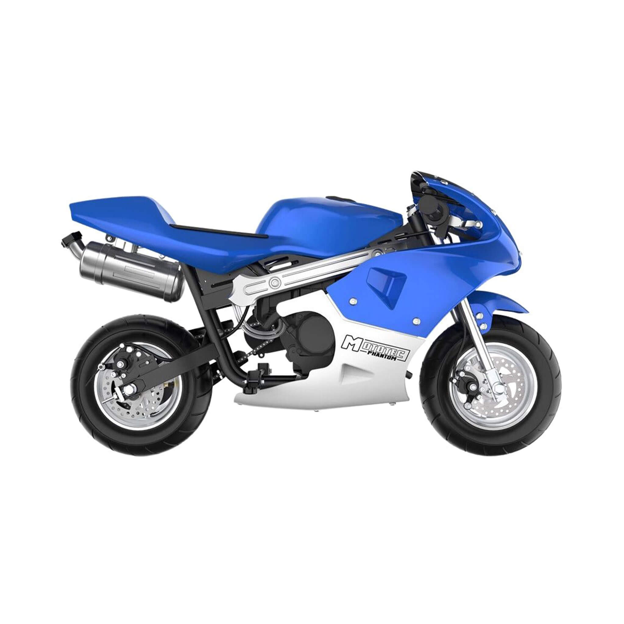 MotoTec Phantom 49CC Two-Stroke Gas Pocket Bike (SAK13859) – SAKSBY WHOLESALE, view 4