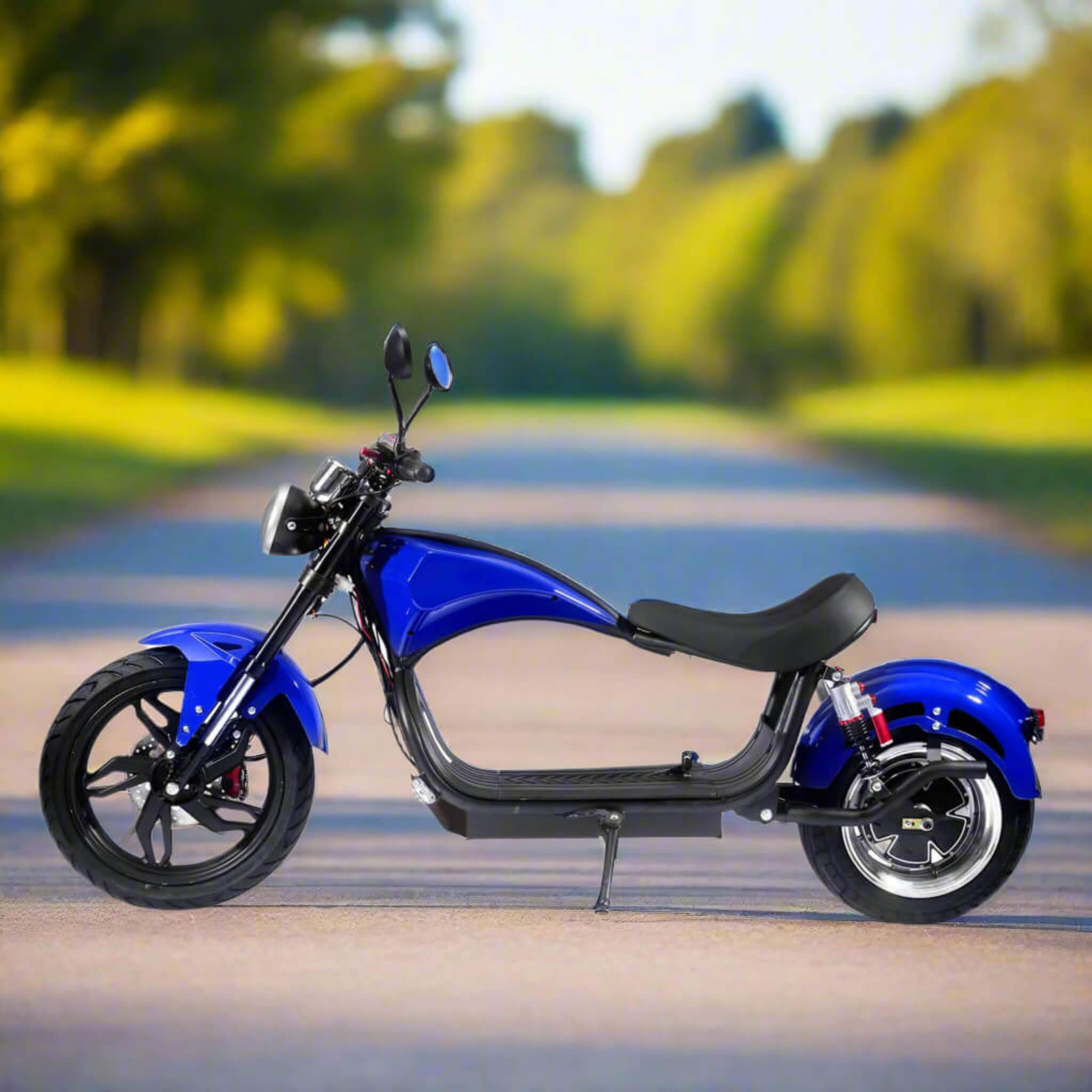 MotoTec Raven 60V/30AH 2500W Electric Moped Motorcycle Scooter For Adults (SAK48263) – SAKSBY WHOLESALE, view 3