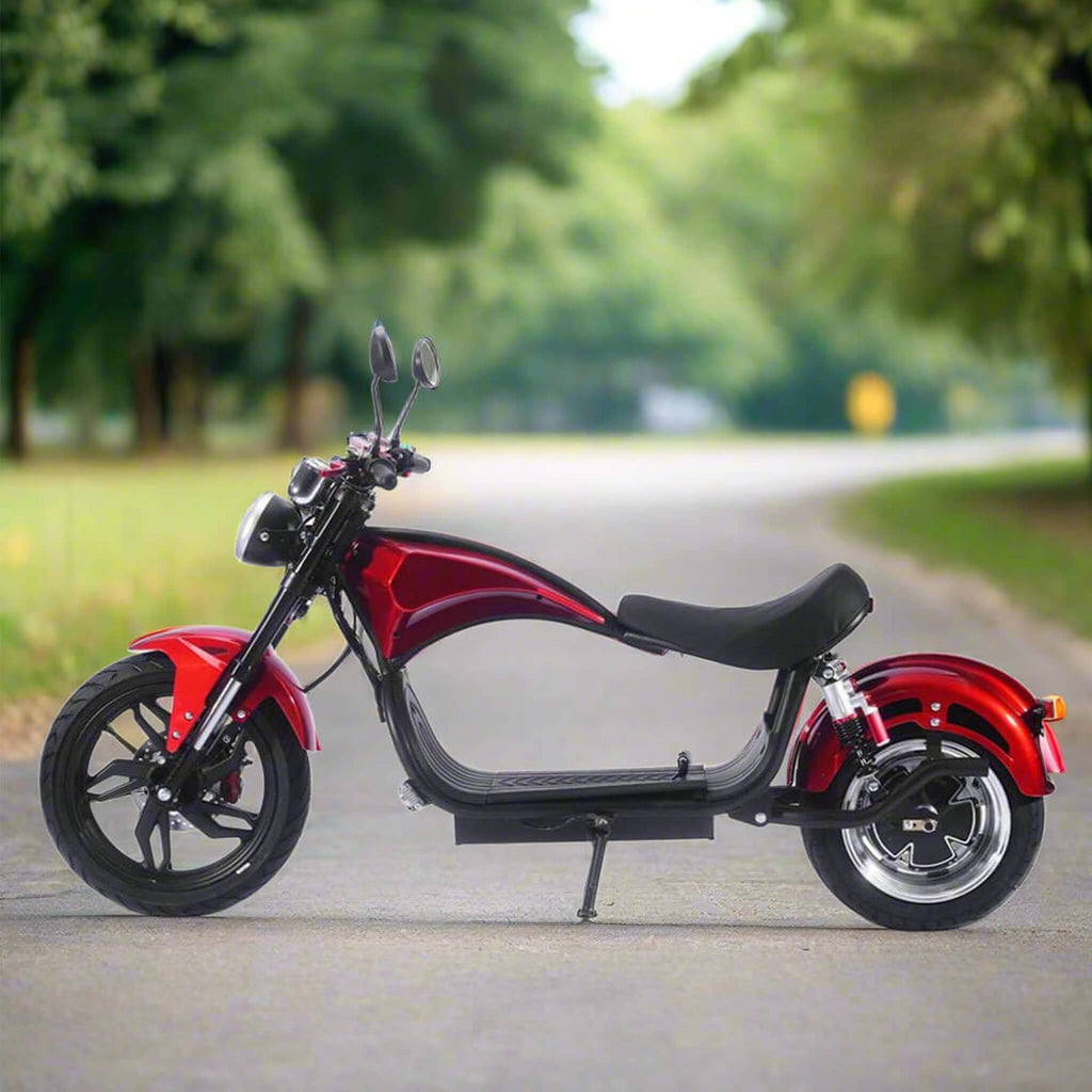 MotoTec Raven 60V/30AH 2500W Electric Moped Motorcycle Scooter For Adults (SAK48263) – SAKSBY WHOLESALE, view 5