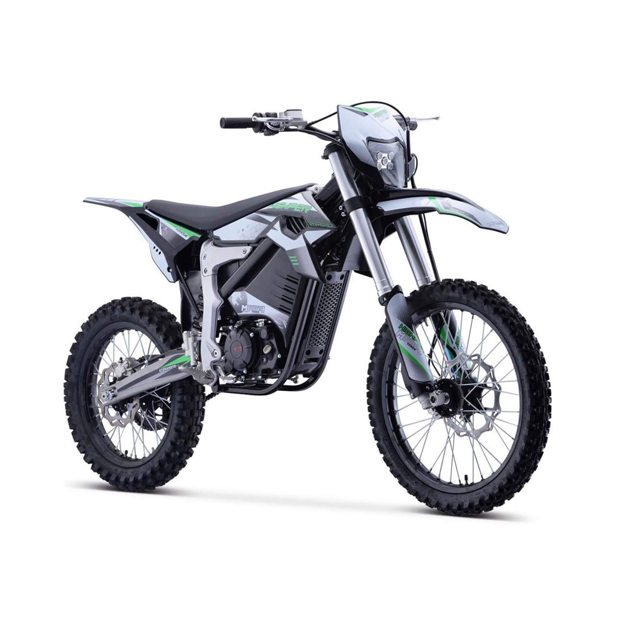 MotoTec Venom High-Performance 72V/12000W Electric Dirt Bike, White (SAK70326) – SAKSBY WHOLESALE, view 3